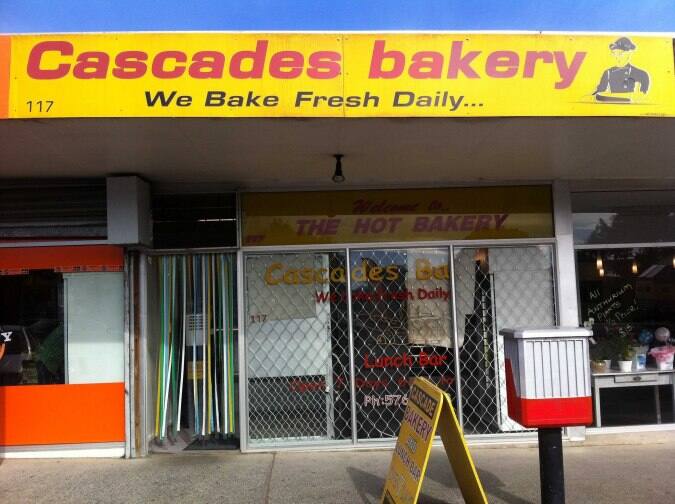 Cascades Bakery Menu, Menu for Cascades Bakery, Highland Park, Auckland