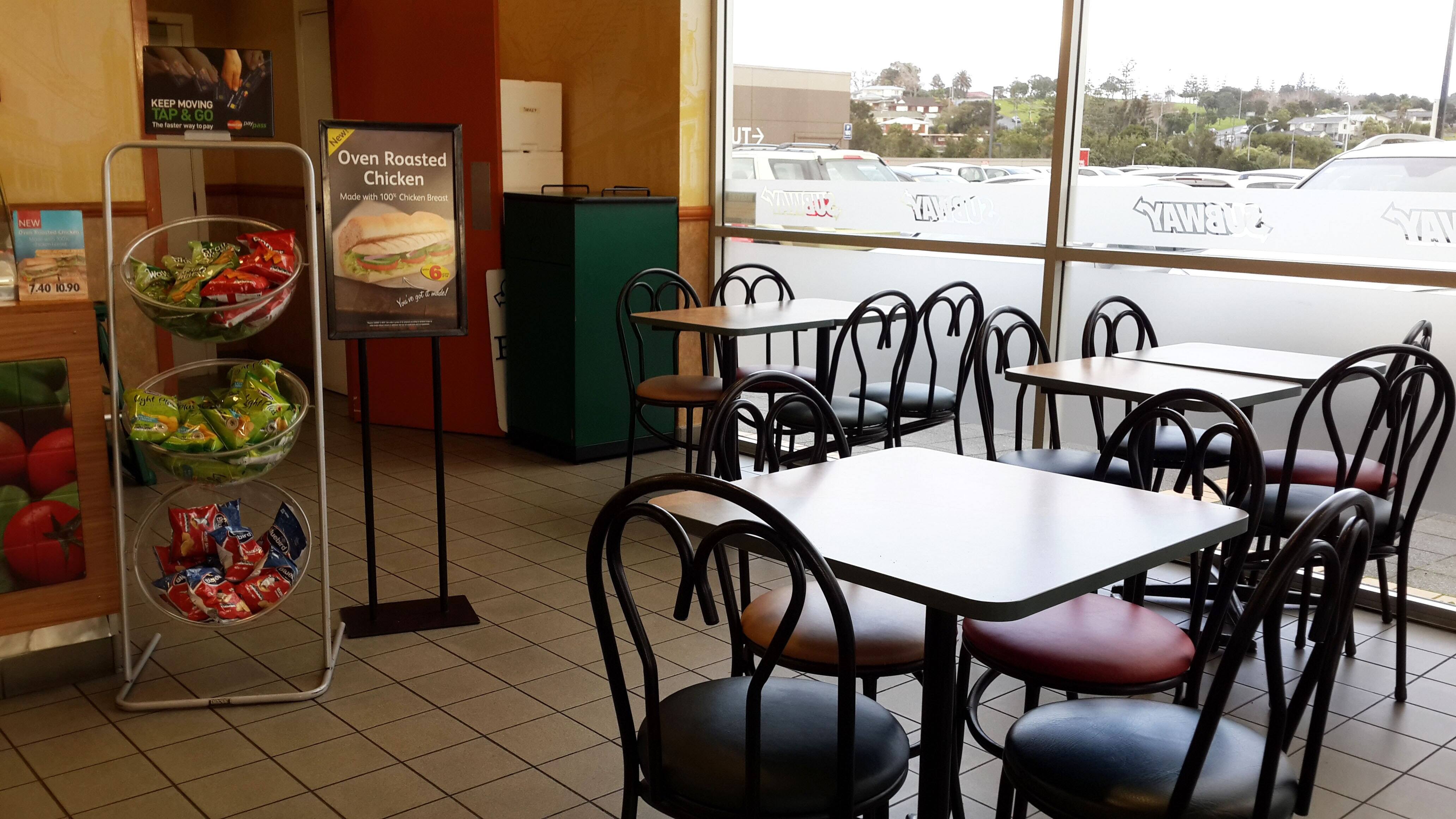 Menu of Subway, Wairau Valley, Auckland