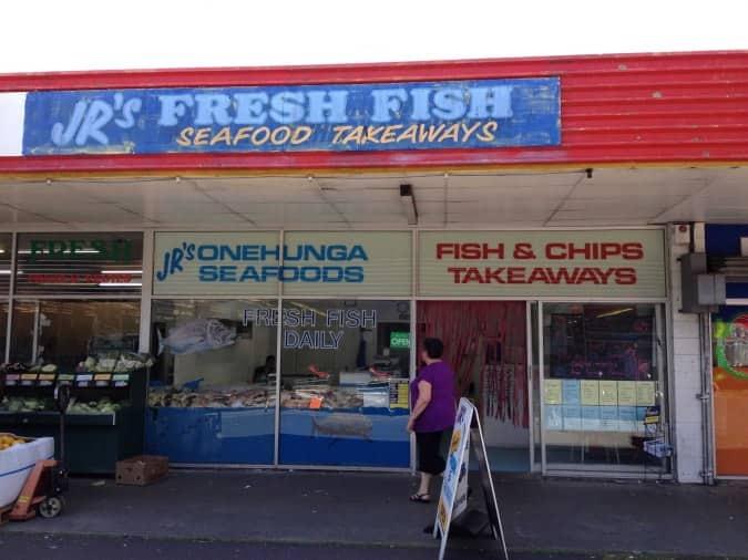 JR's Seafood Menu, Menu for JR's Seafood, Onehunga, Auckland ...