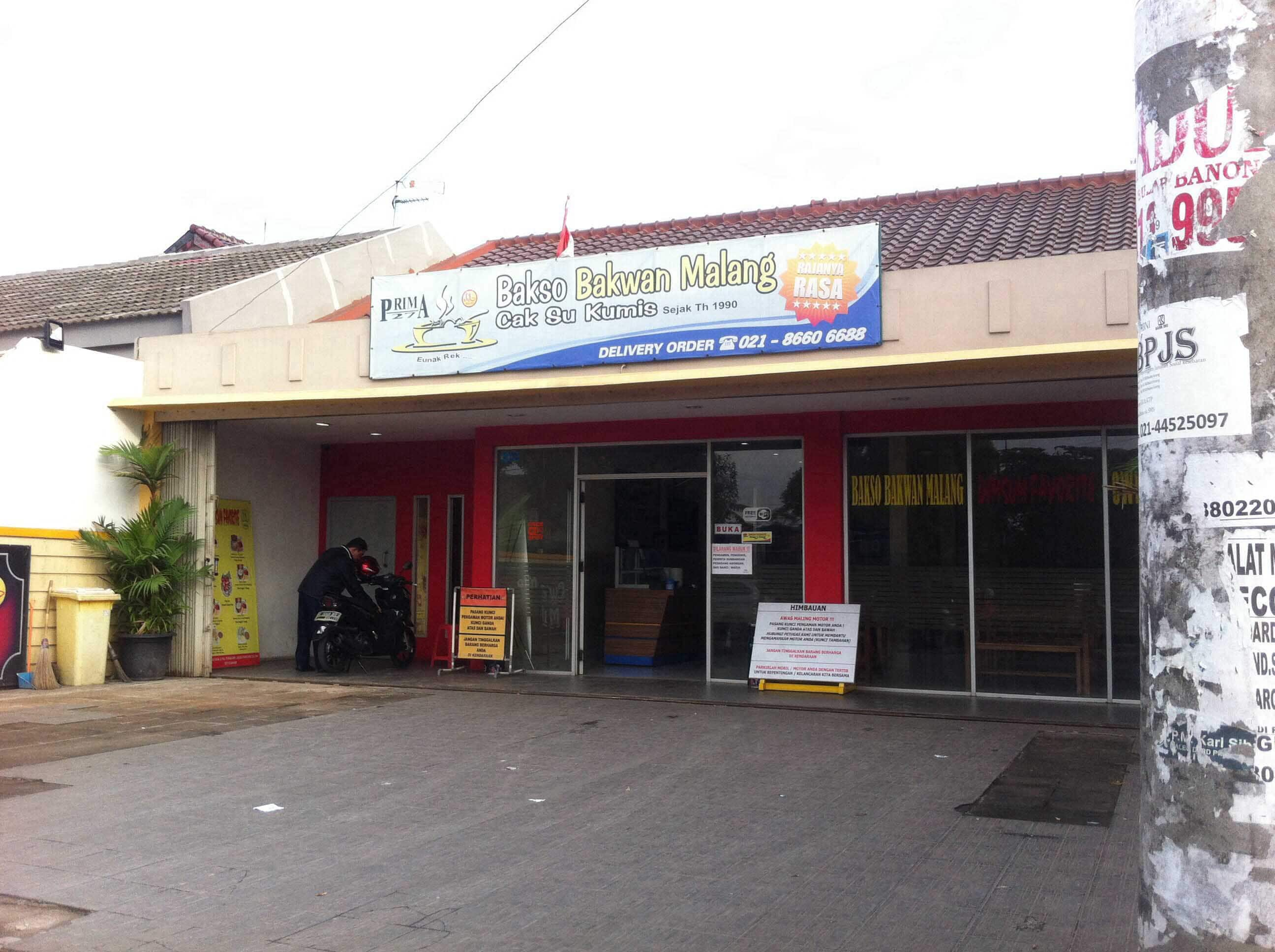 Menu of Bakso Bakwan Malang Cak Su Kumis, Duren Sawit, Jakarta