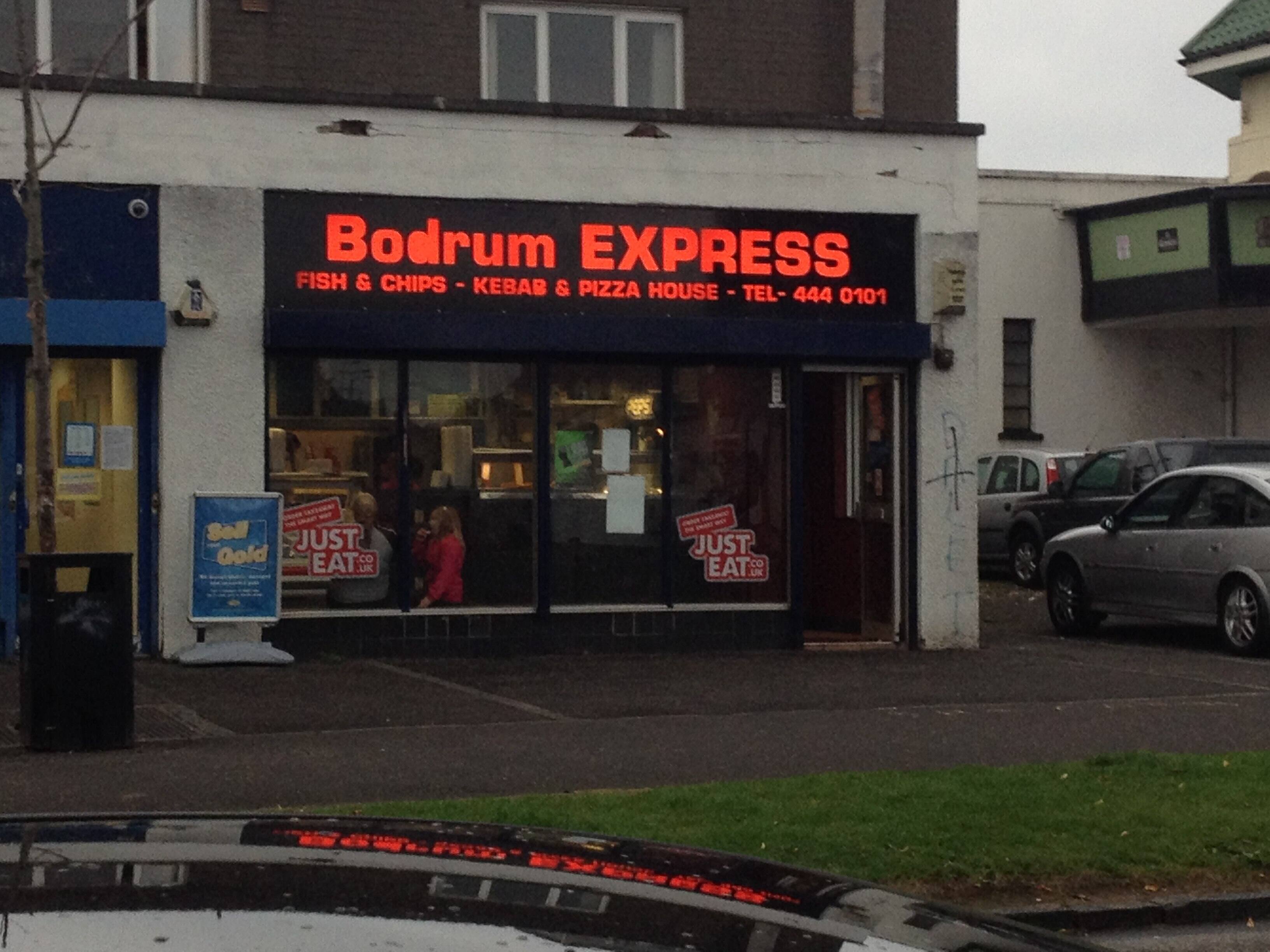 Menu of Bodrum Express, Edinburgh
