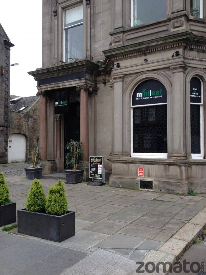 Mint Leaf Menu, Menu for Mint Leaf, Leith, Edinburgh