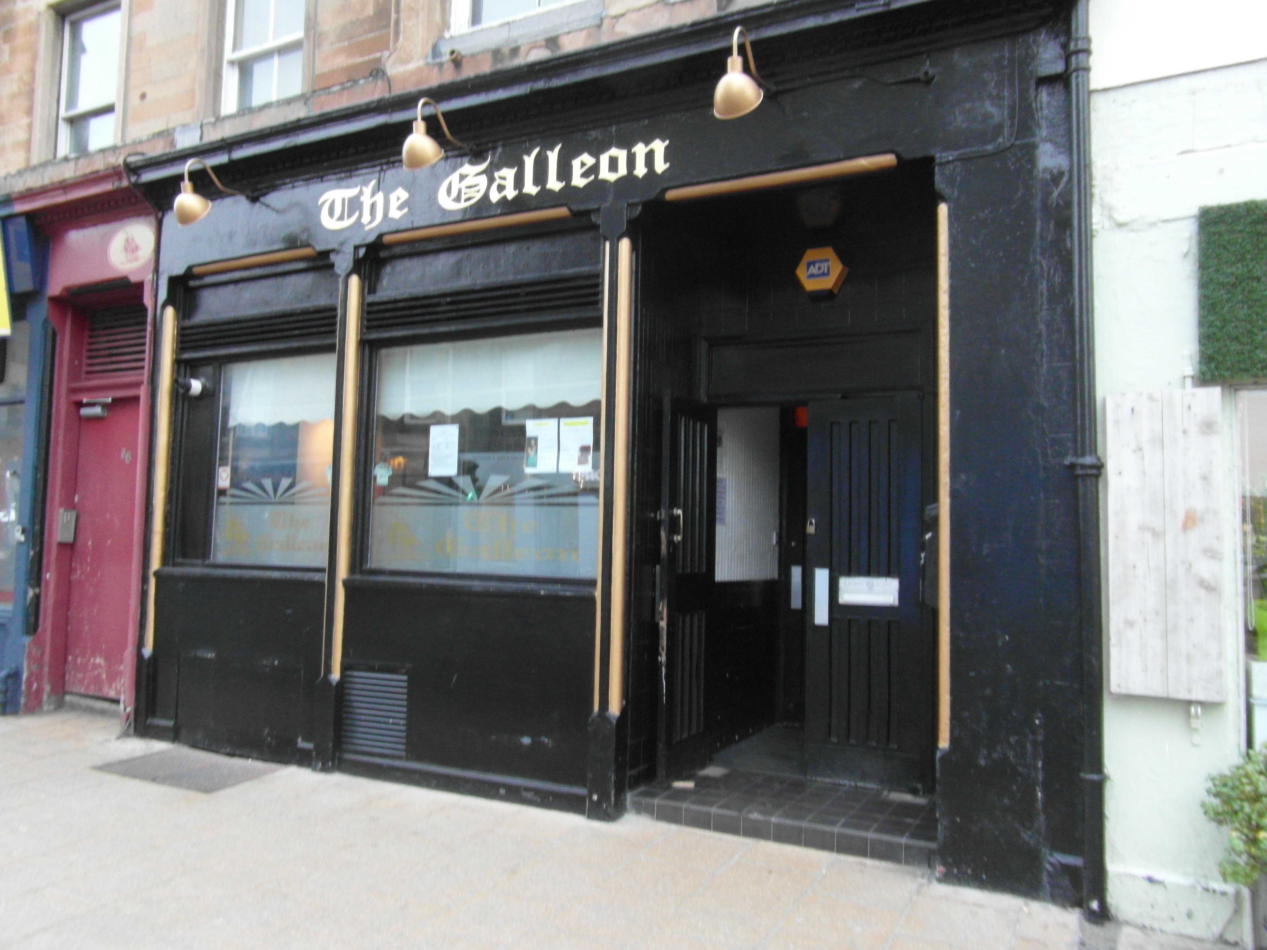 Menu of The Galleon, High Street, Portobello, Edinburgh