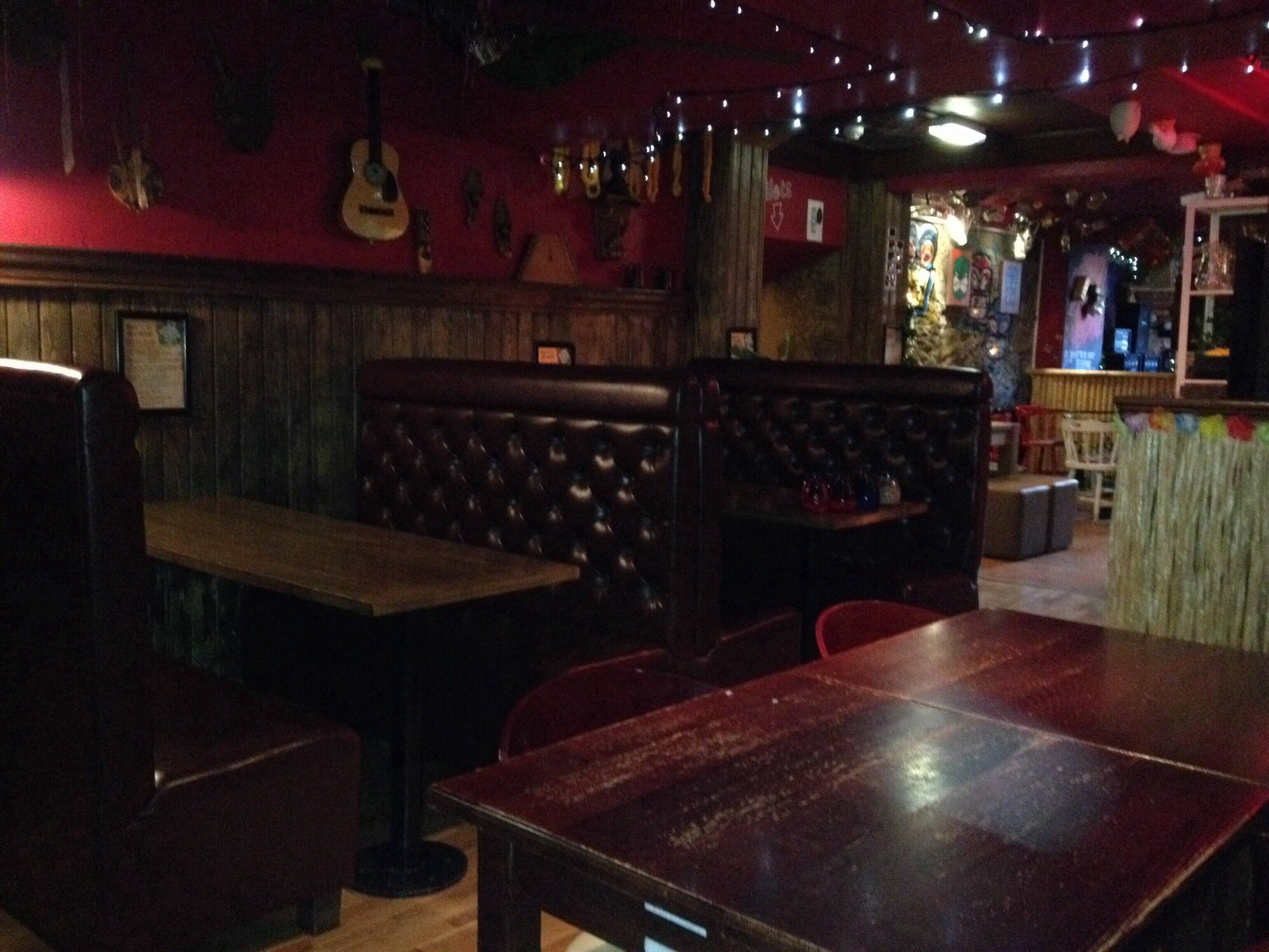 Menu of 52 Canoes Tiki Den, West End, Edinburgh