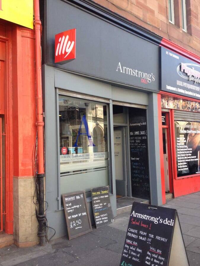 Armstrong's Deli Menu, Menu for Armstrong's Deli, Fountainbridge