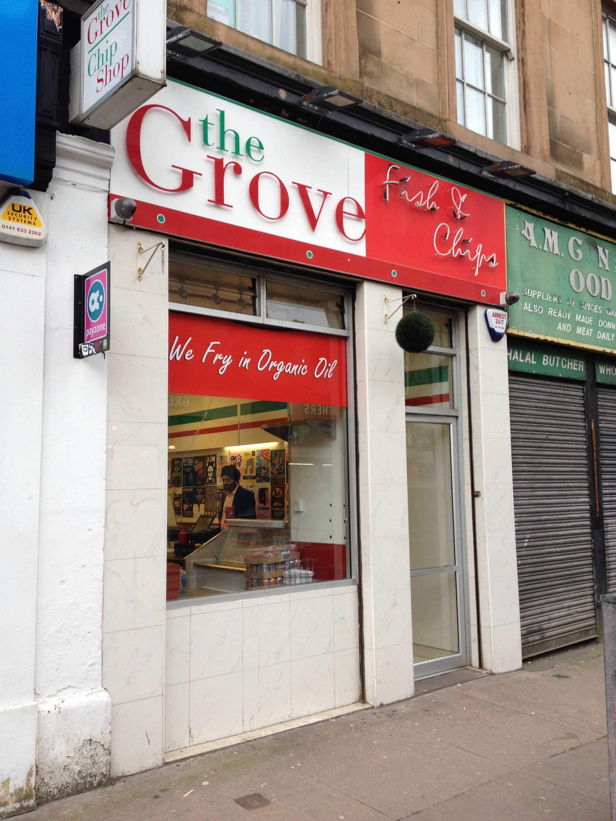 Menu of The Grove, Argyle Street, West End, Glasgow