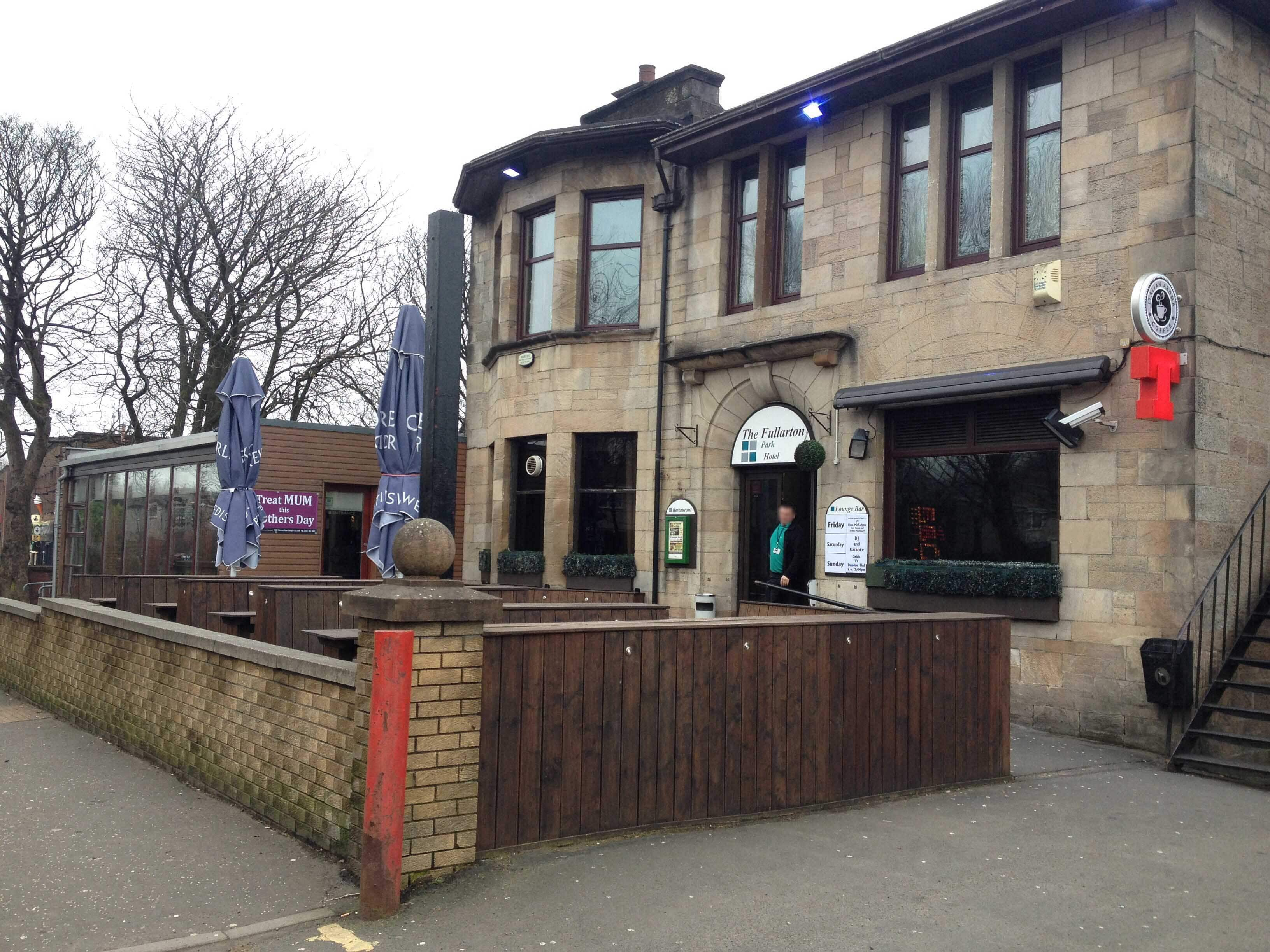 Menu of The Fullarton Park Hotel, Tollcross, Glasgow