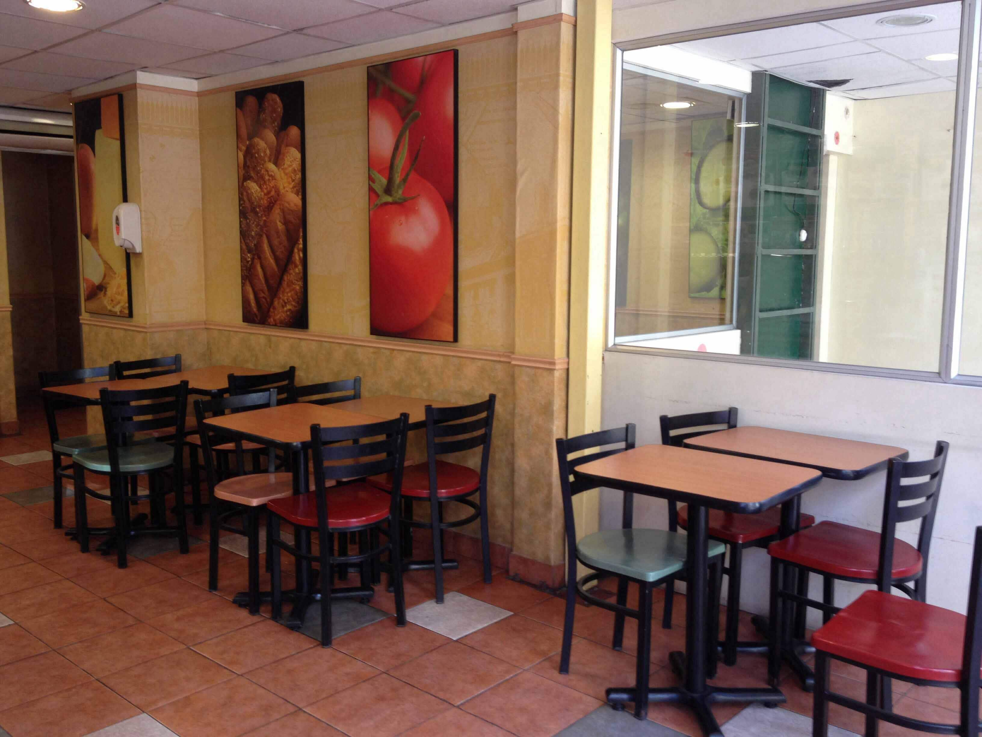 Menu of Subway, Las Condes, Santiago