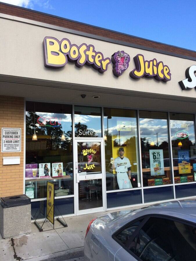 Booster Juice Menu, Menu for Booster Juice, Etobicoke, Toronto