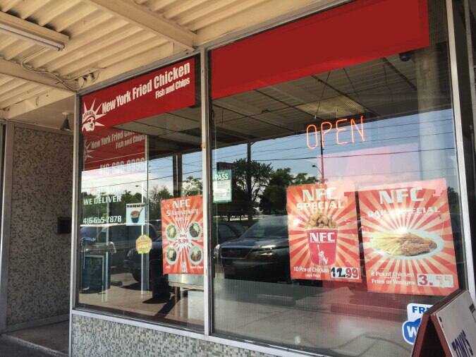 call new york fried chicken on north avenue