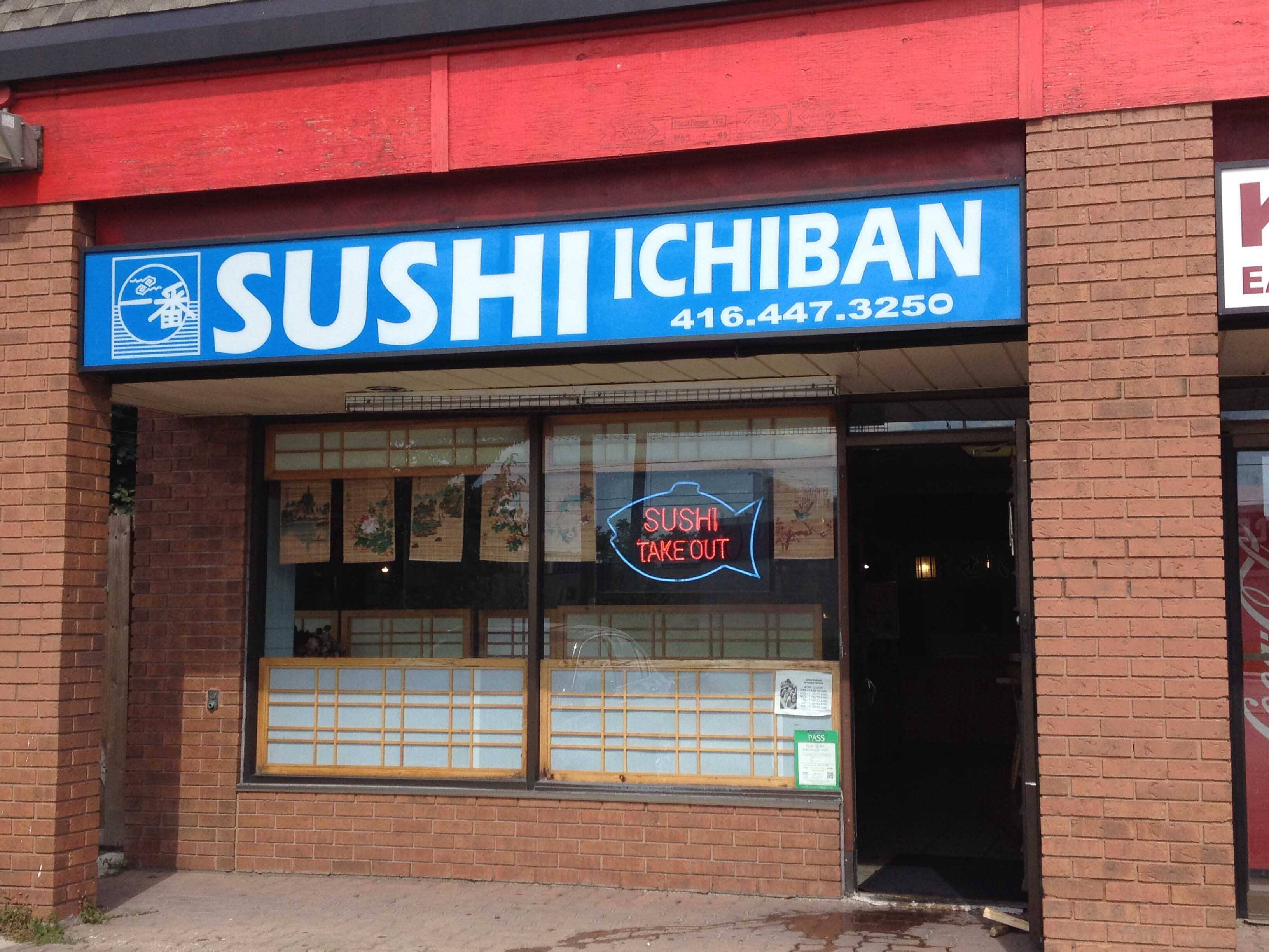 Menu of Sushi Ichiban, Scarborough, Toronto