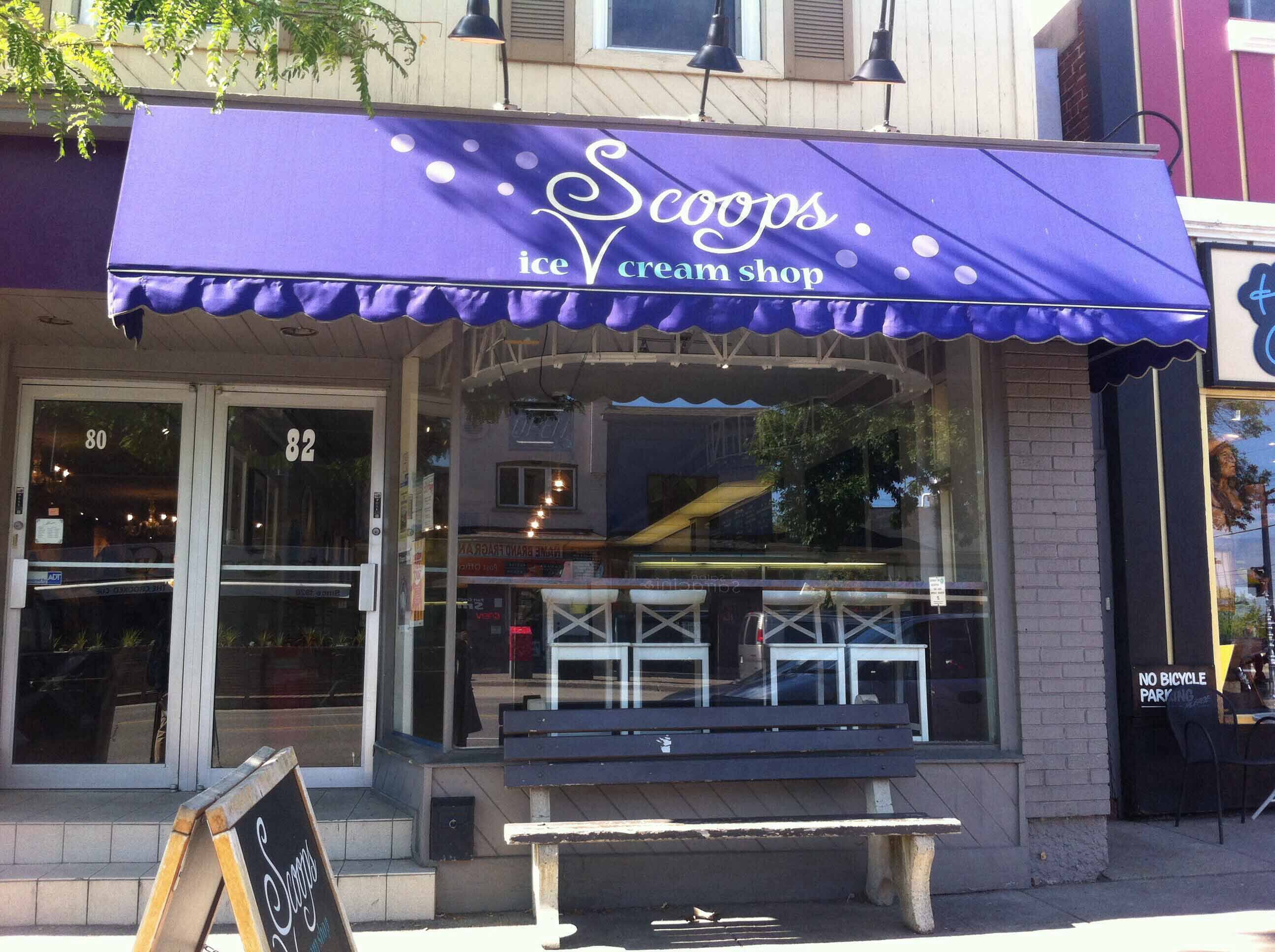 Scoops Menu, Menu for Scoops, Mississauga, Toronto