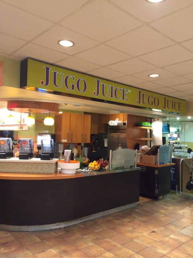 Jugo Juice Menu, Menu for Jugo Juice, Entertainment District, Toronto