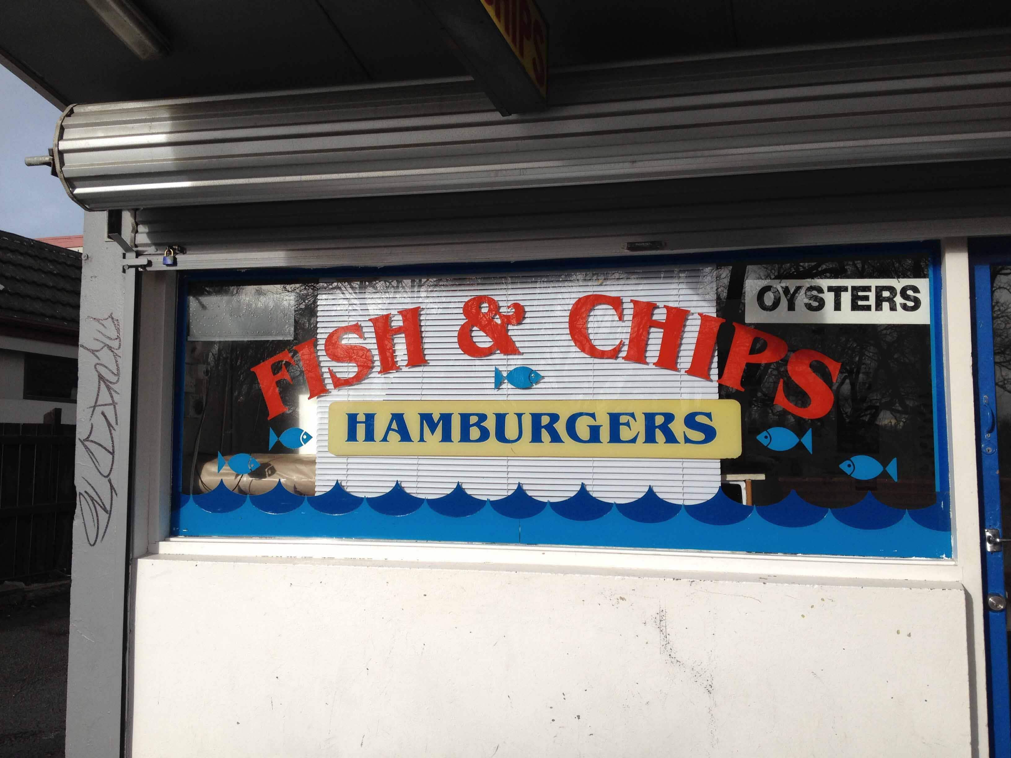 Menu of Wainoni Fish Supply, Avondale, Christchurch