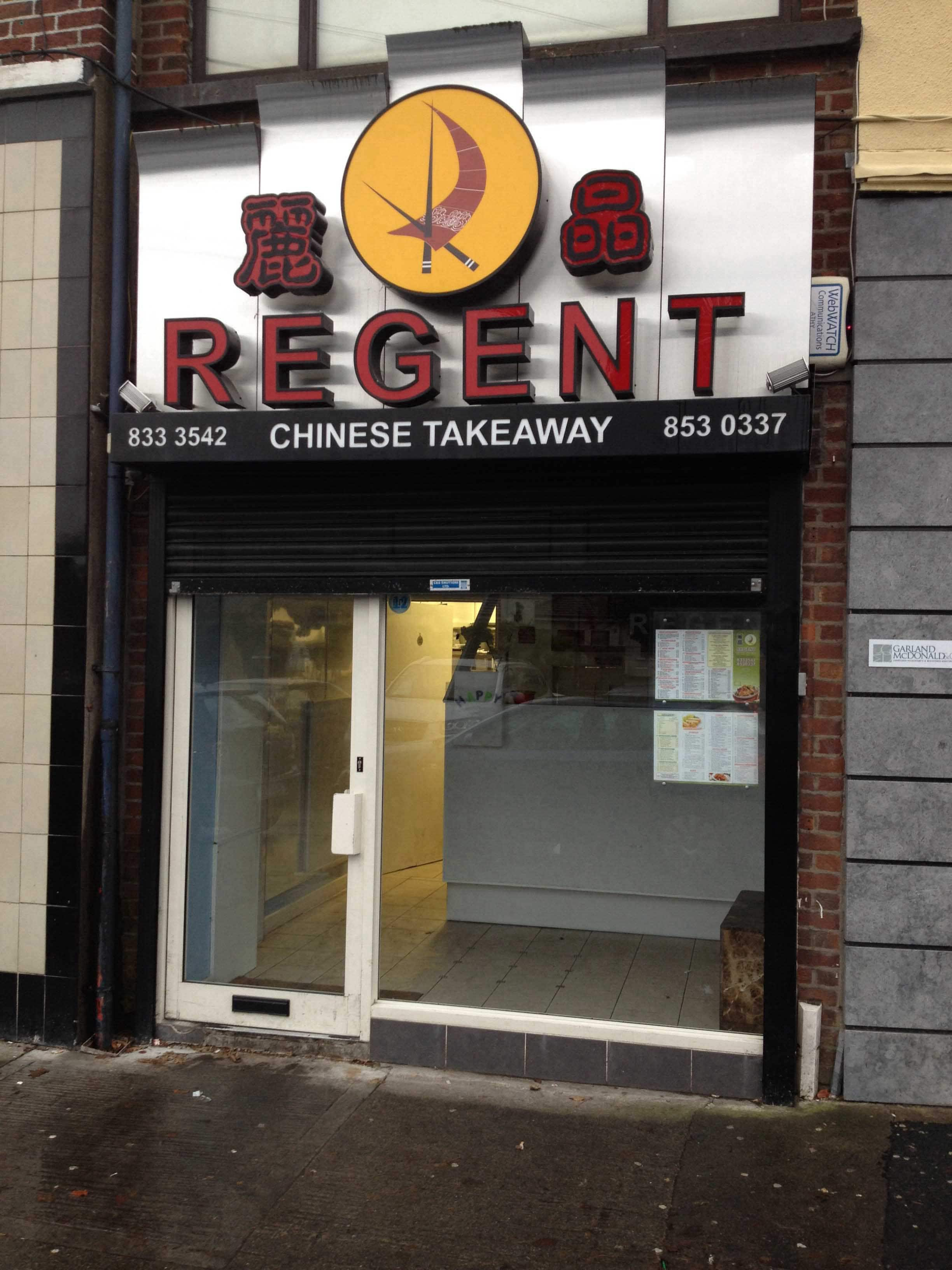 Regent Chinese Takeaway Menu, Menu for Regent Chinese Takeaway ...