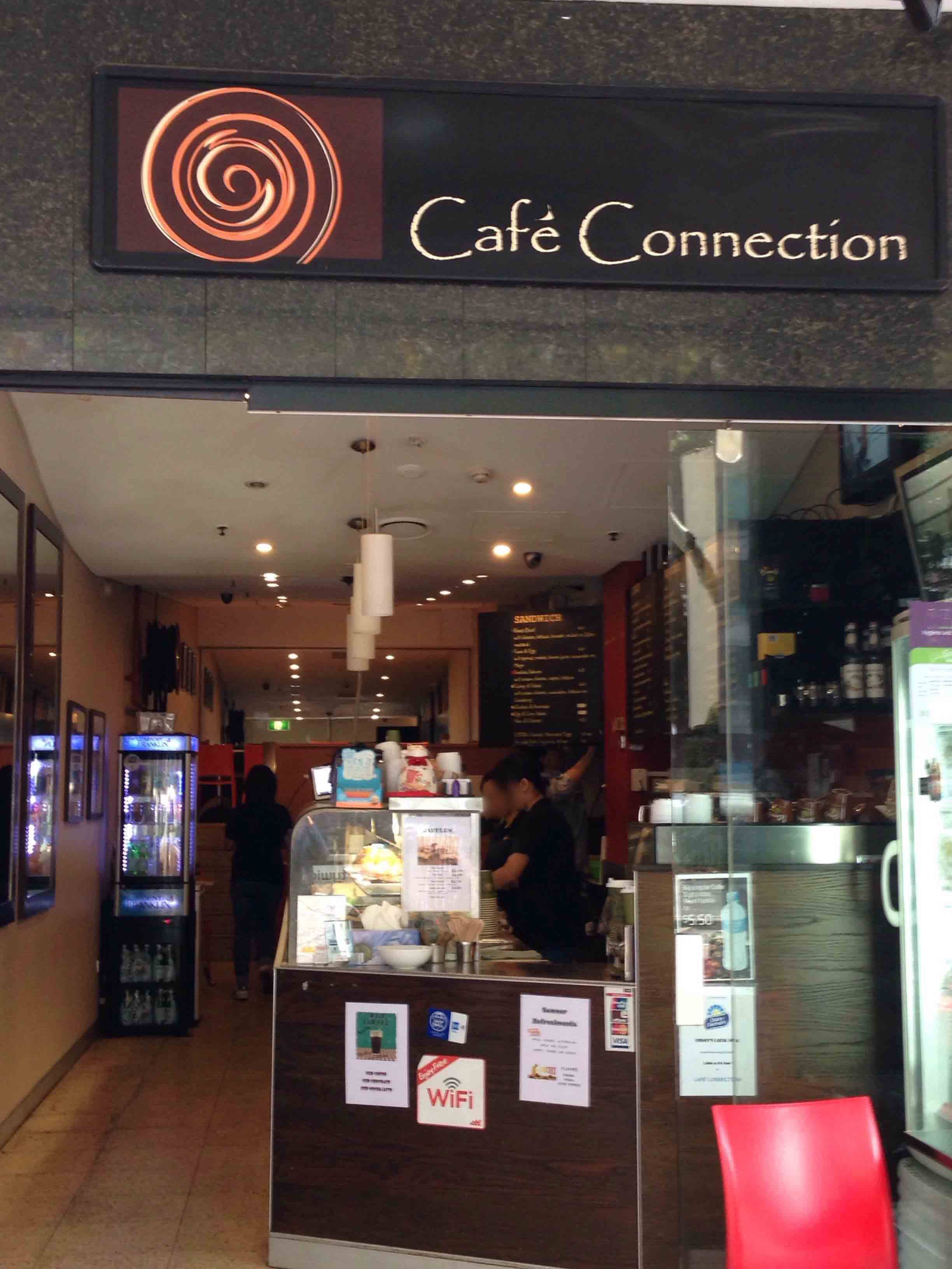 Menu of Cafe Connection, CBD, Sydney