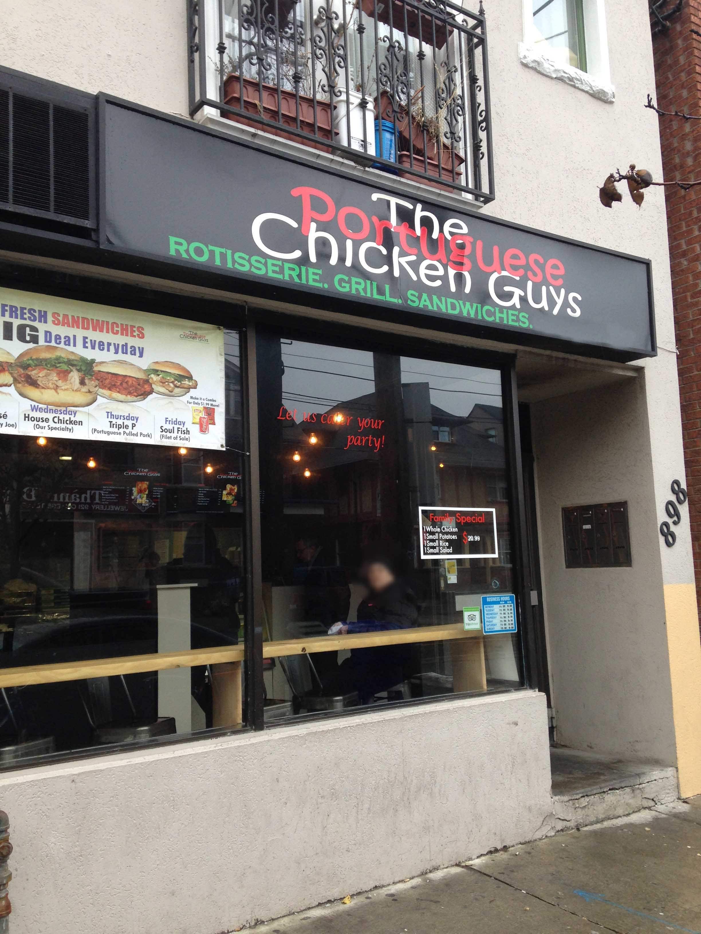 Menu of The Portuguese Chicken Guys, Dufferin Grove, Toronto