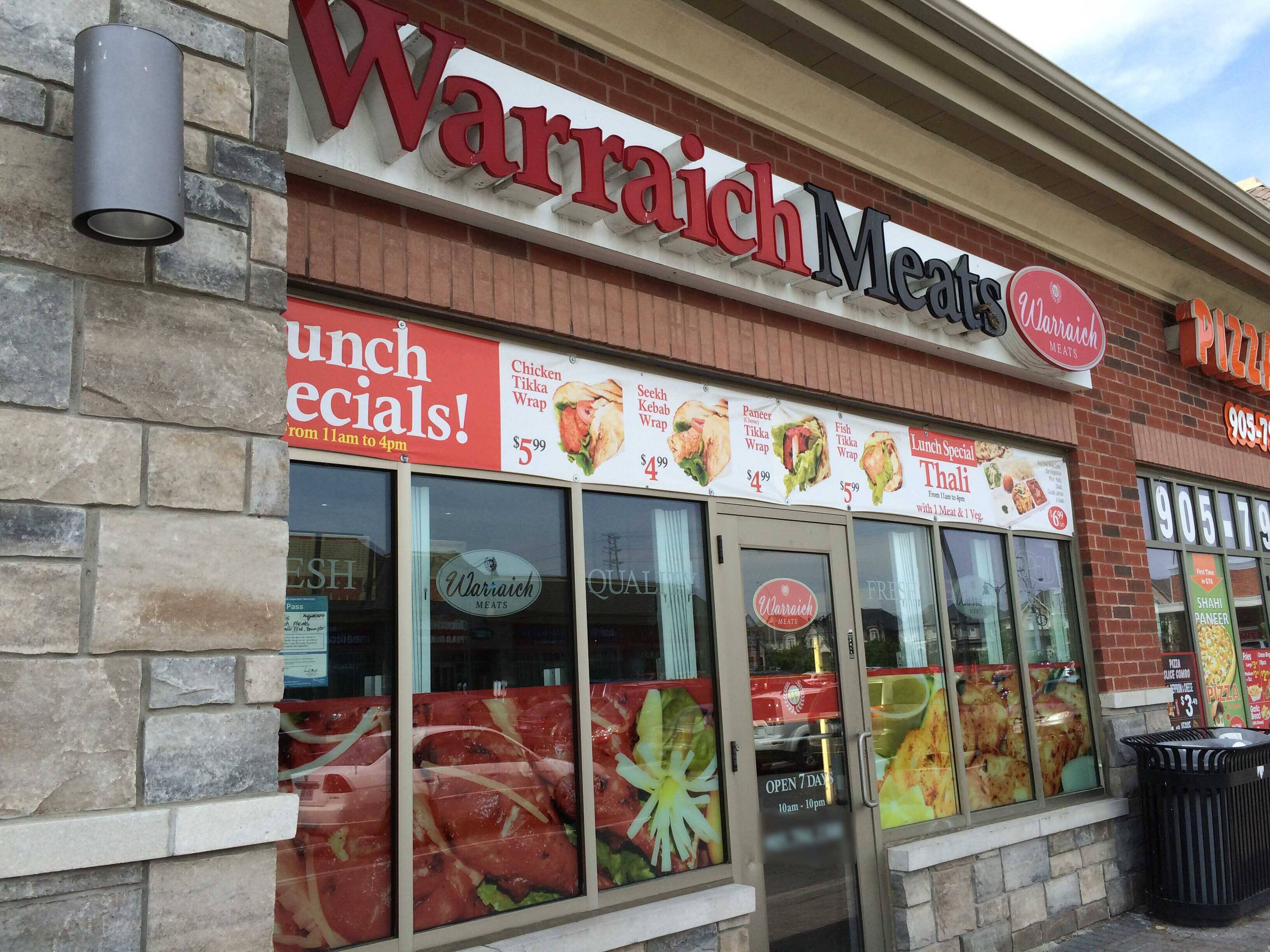 Menu of Warraich Meats, Brampton, Toronto