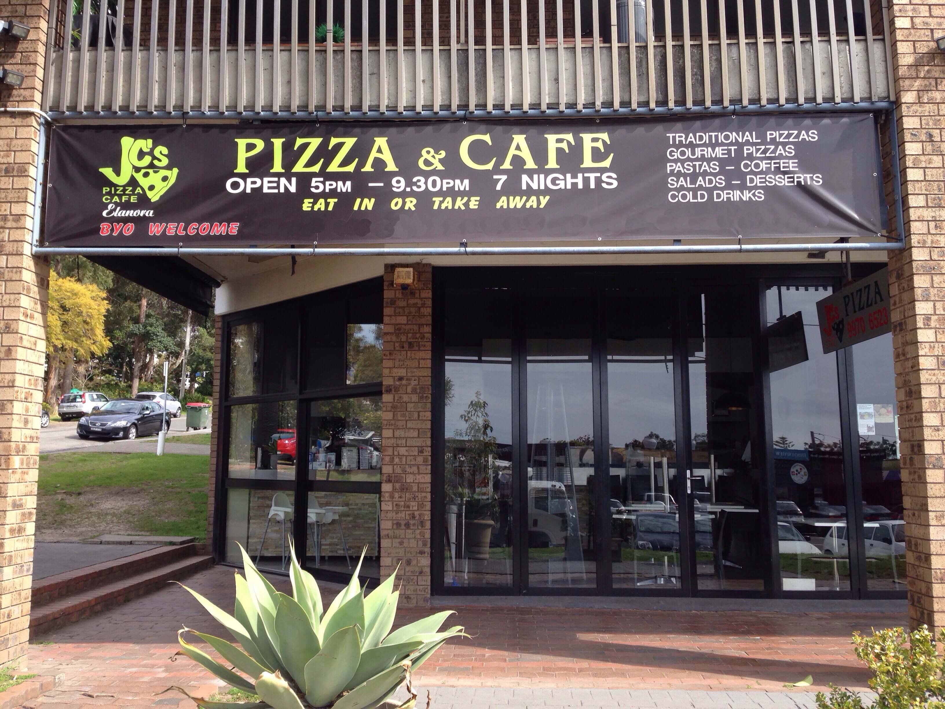 Menu of Jc's Pizza, Elanora Heights, Sydney
