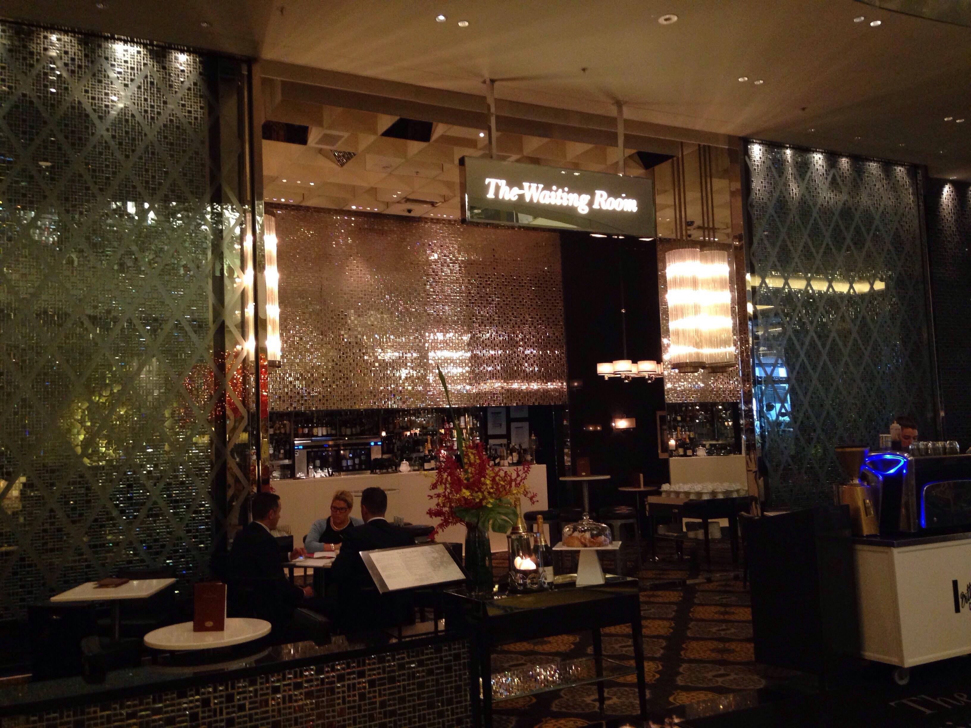 Menu of The Waiting Room, Southbank, Melbourne