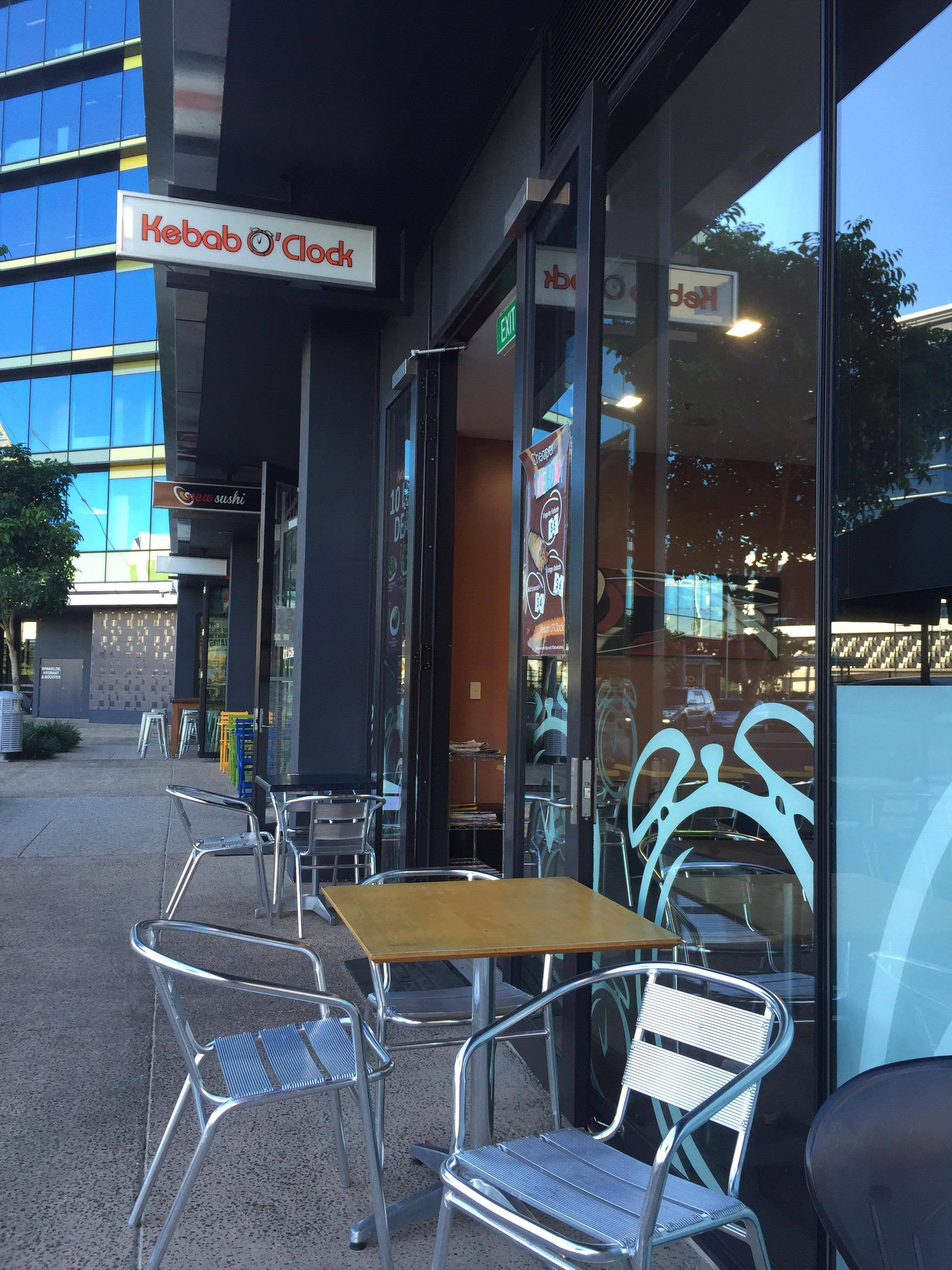Kebab O'Clock Menu, Menu for Kebab O'Clock, Newstead, Brisbane