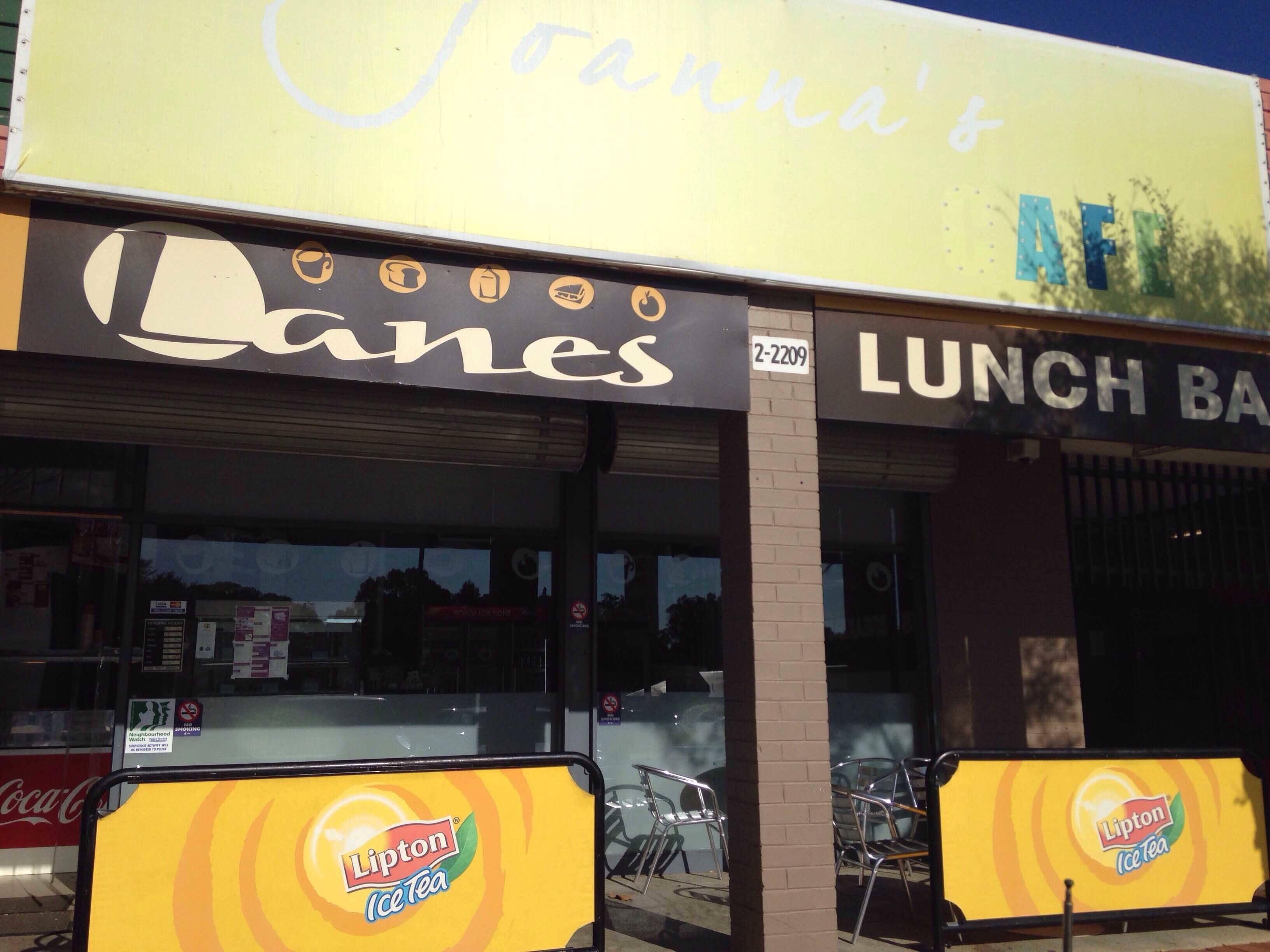 Joanna's Cafe Menu, Menu for Joanna's Cafe, Gosnells, Perth