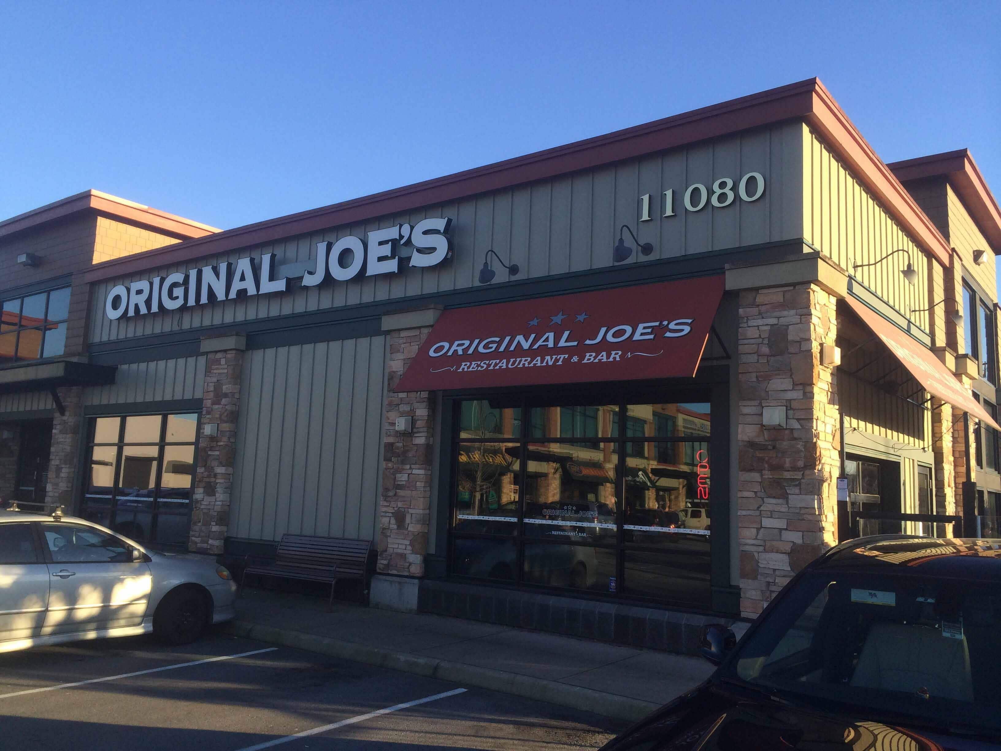 Menu of Original Joe's, East Richmond, Richmond