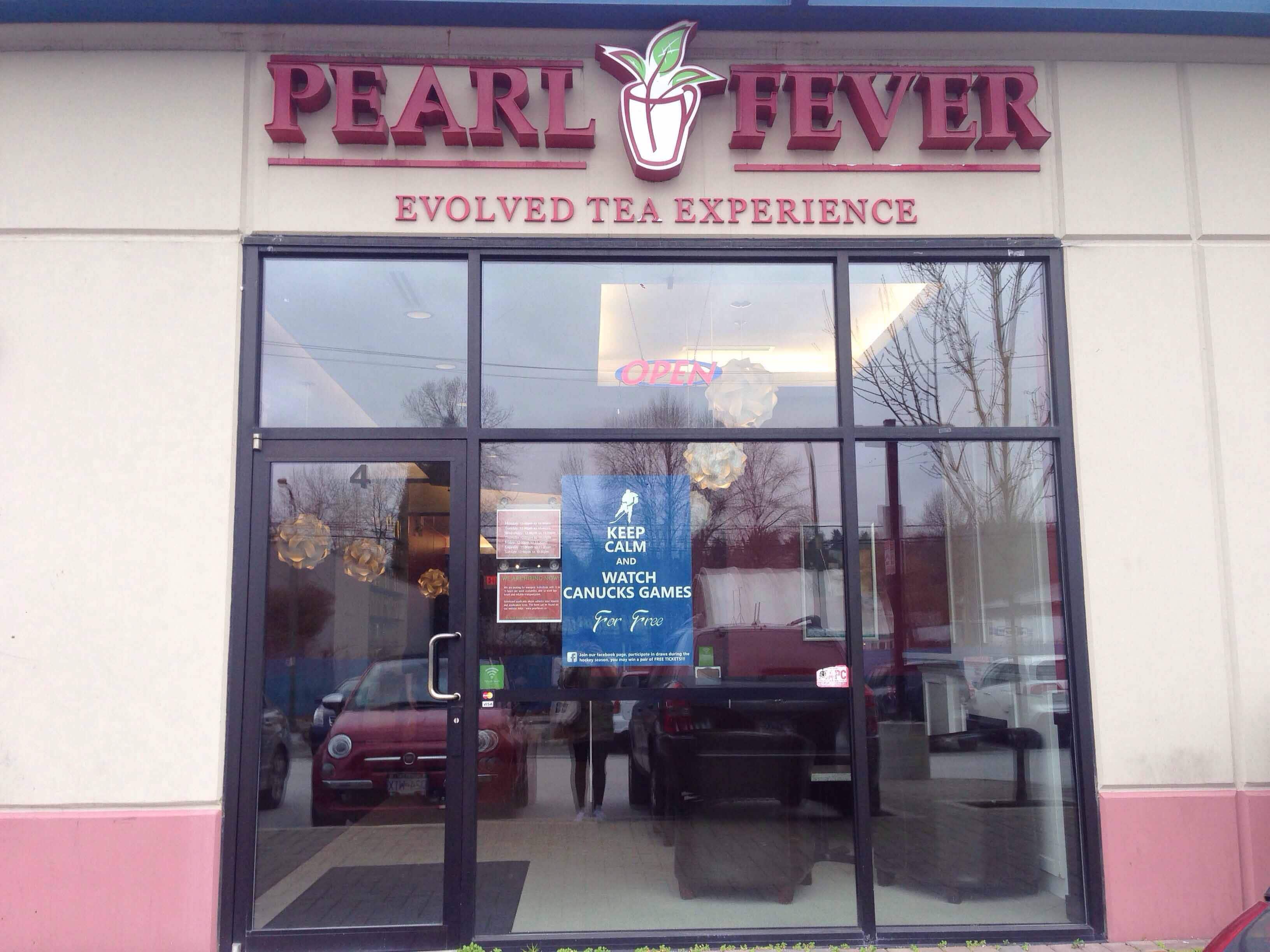 Menu of Pearl Fever Tea House, Coquitlam, Coquitlam
