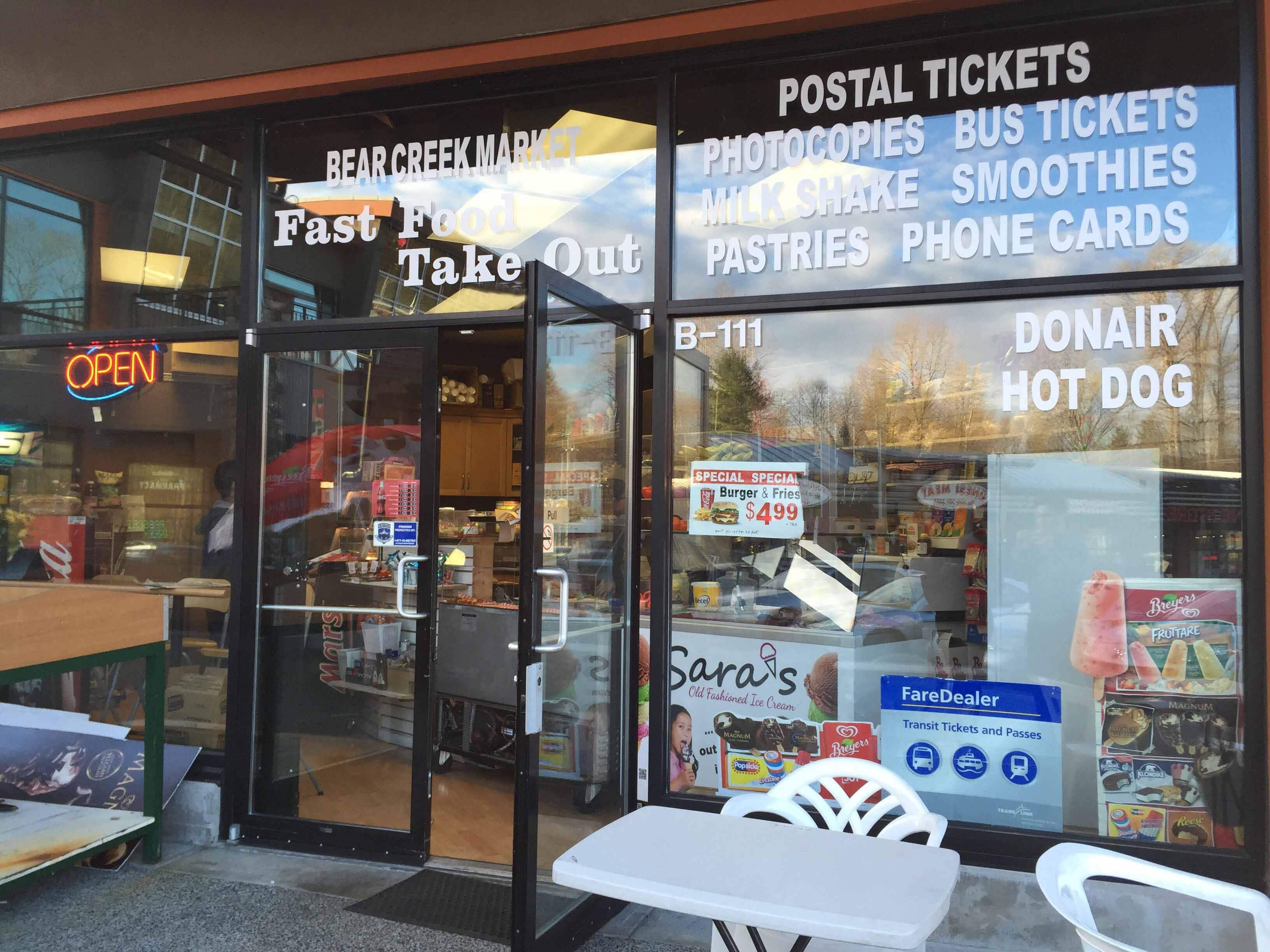 Bear Creek Market, Newton, Surrey Zomato