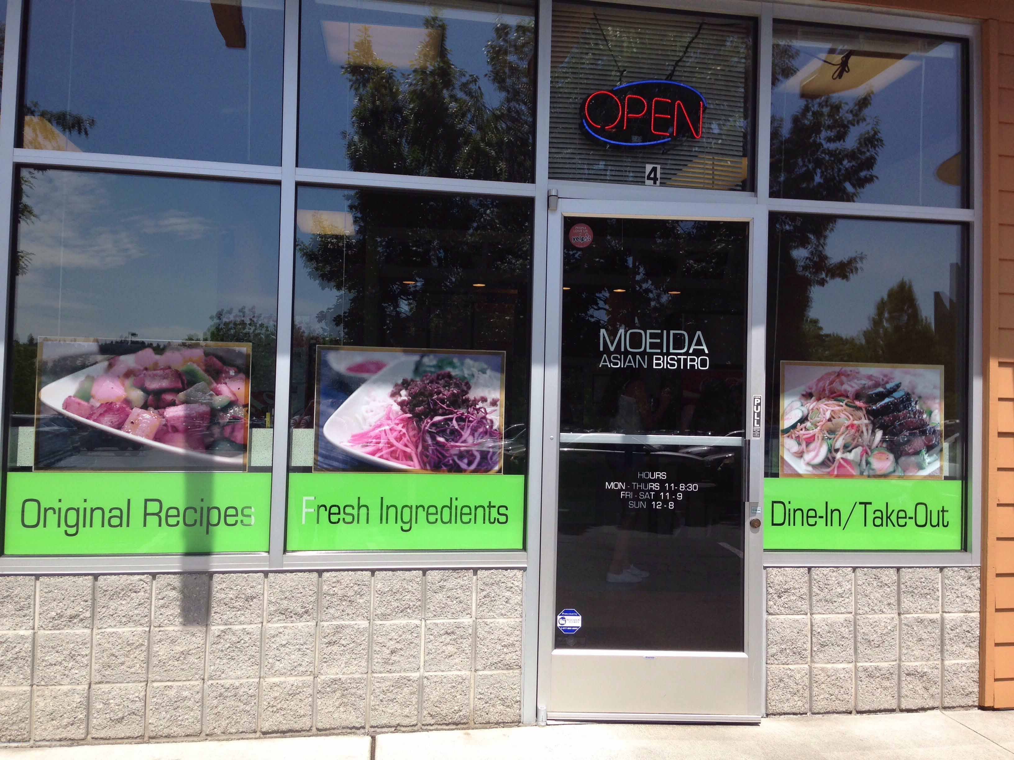 Moeida Asian Bistro Menu, Menu for Moeida Asian Bistro, Woodinville