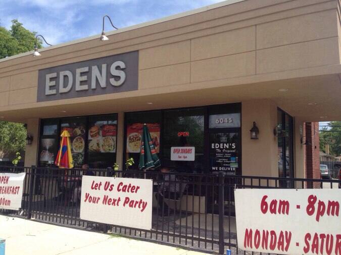 Eden's Fast Food Menu, Menu for Eden's Fast Food, Sauganash, Chicago