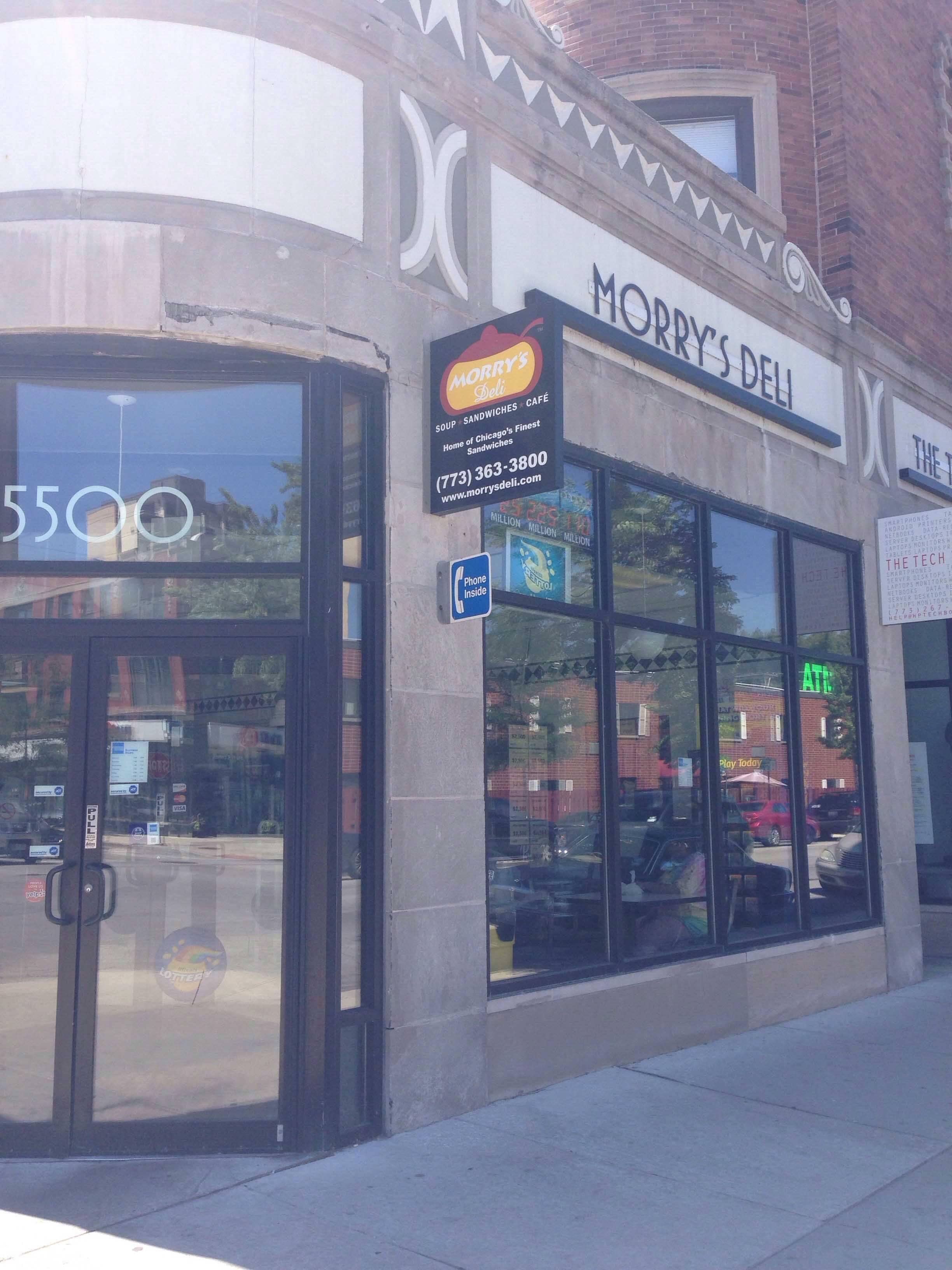 Menu of Morry's Deli, Hyde Park, Chicago