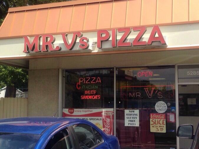 Mr. V's Pizza Menu, Menu for Mr. V's Pizza, Jefferson Park, Chicago