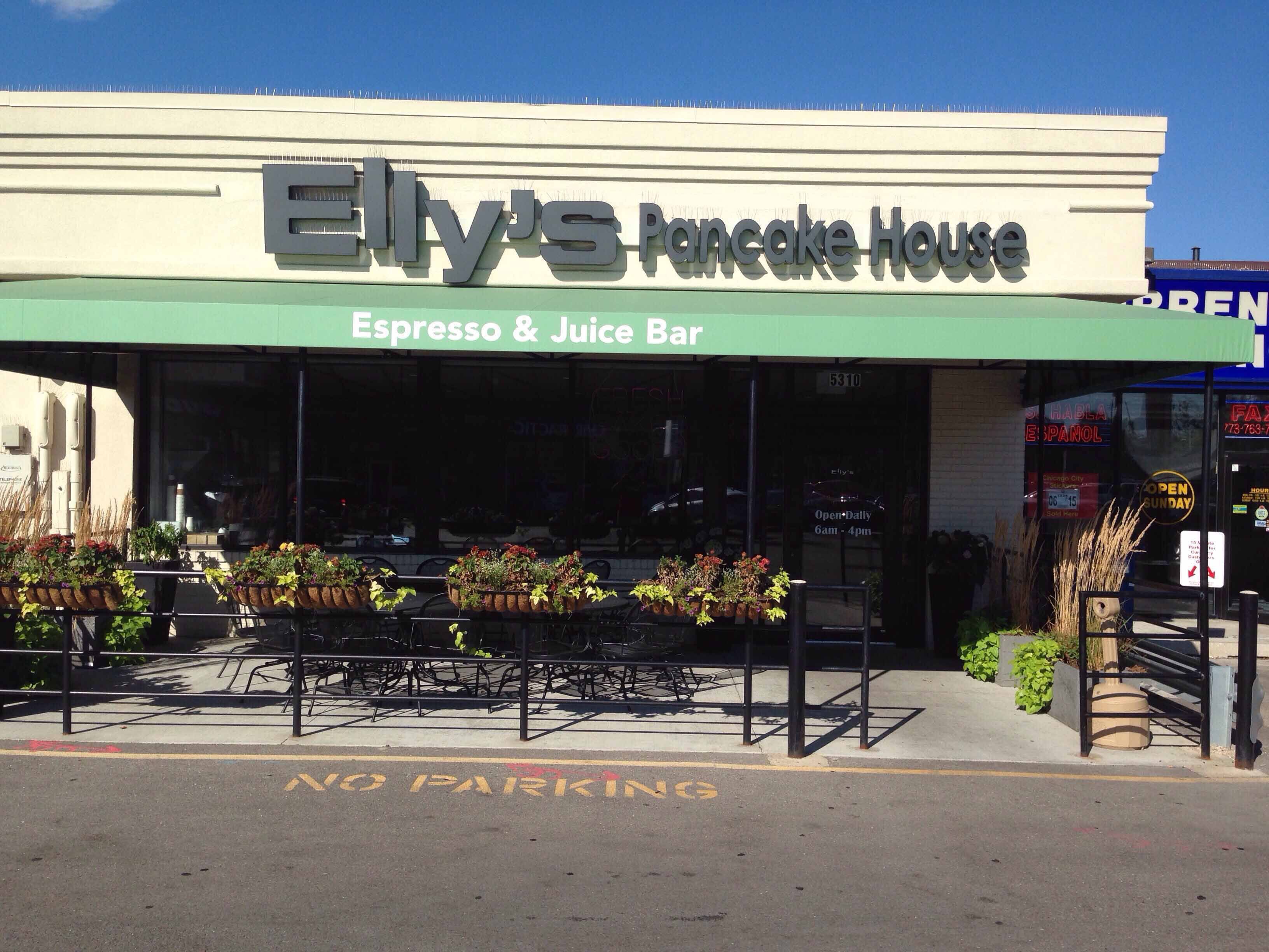 Menu of Elly's Pancake House, Jefferson Park, Chicago