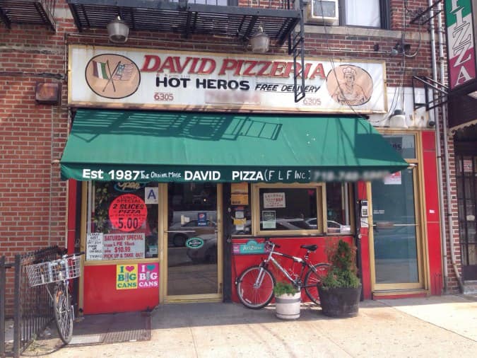 David's Pizza Menu, Menu for David's Pizza, Borough Park, New York City