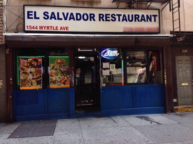 El Salvador Restaurant Menu, Menu for El Salvador Restaurant, Bushwick, New York City