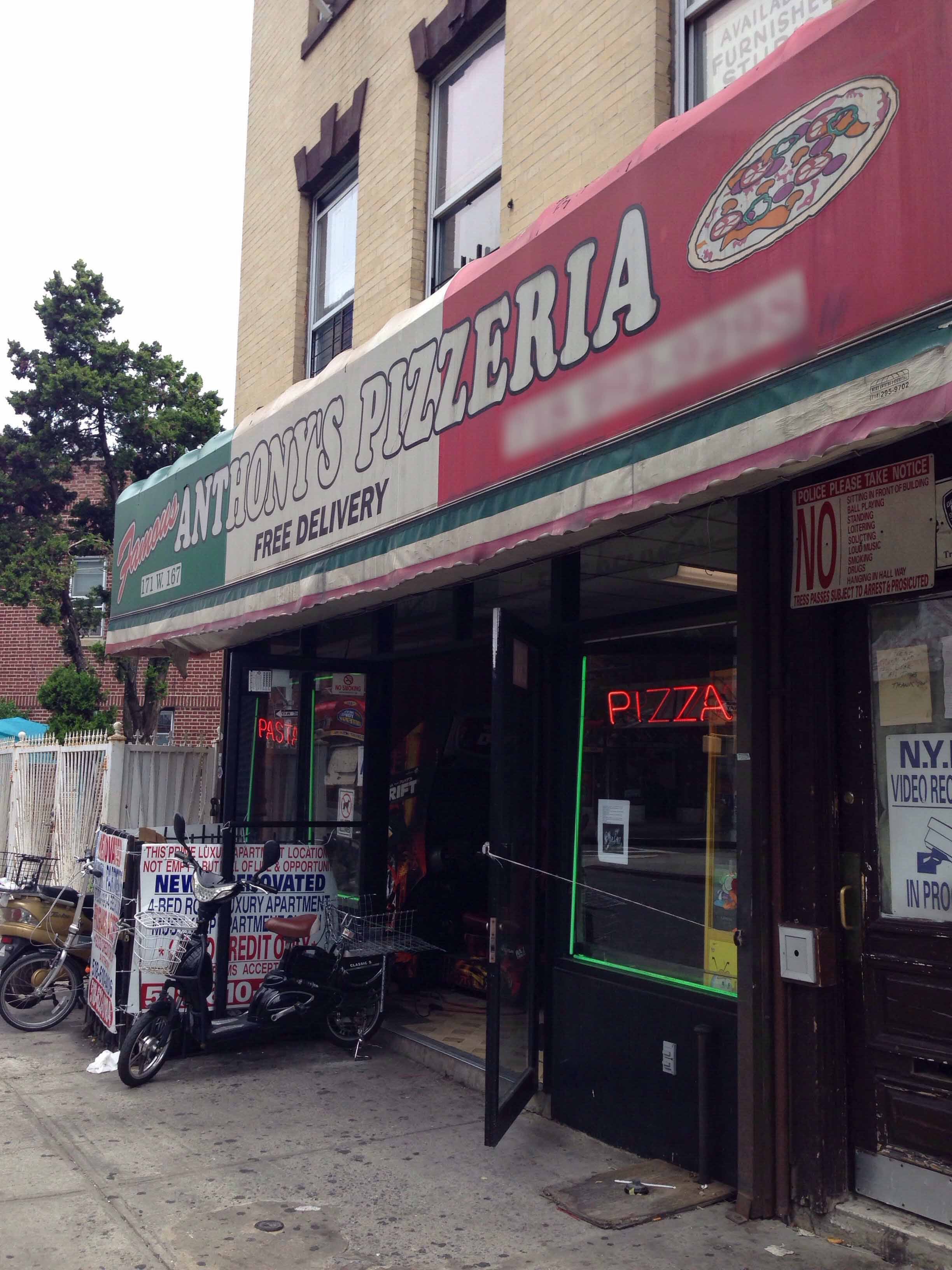 Famous Anthony's Pizzeria, Bronx, New York City