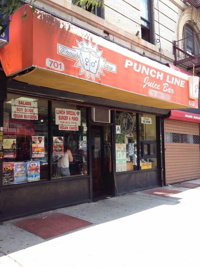 Punchline Juice Bar Menu, Menu for Punchline Juice Bar, Crown Heights