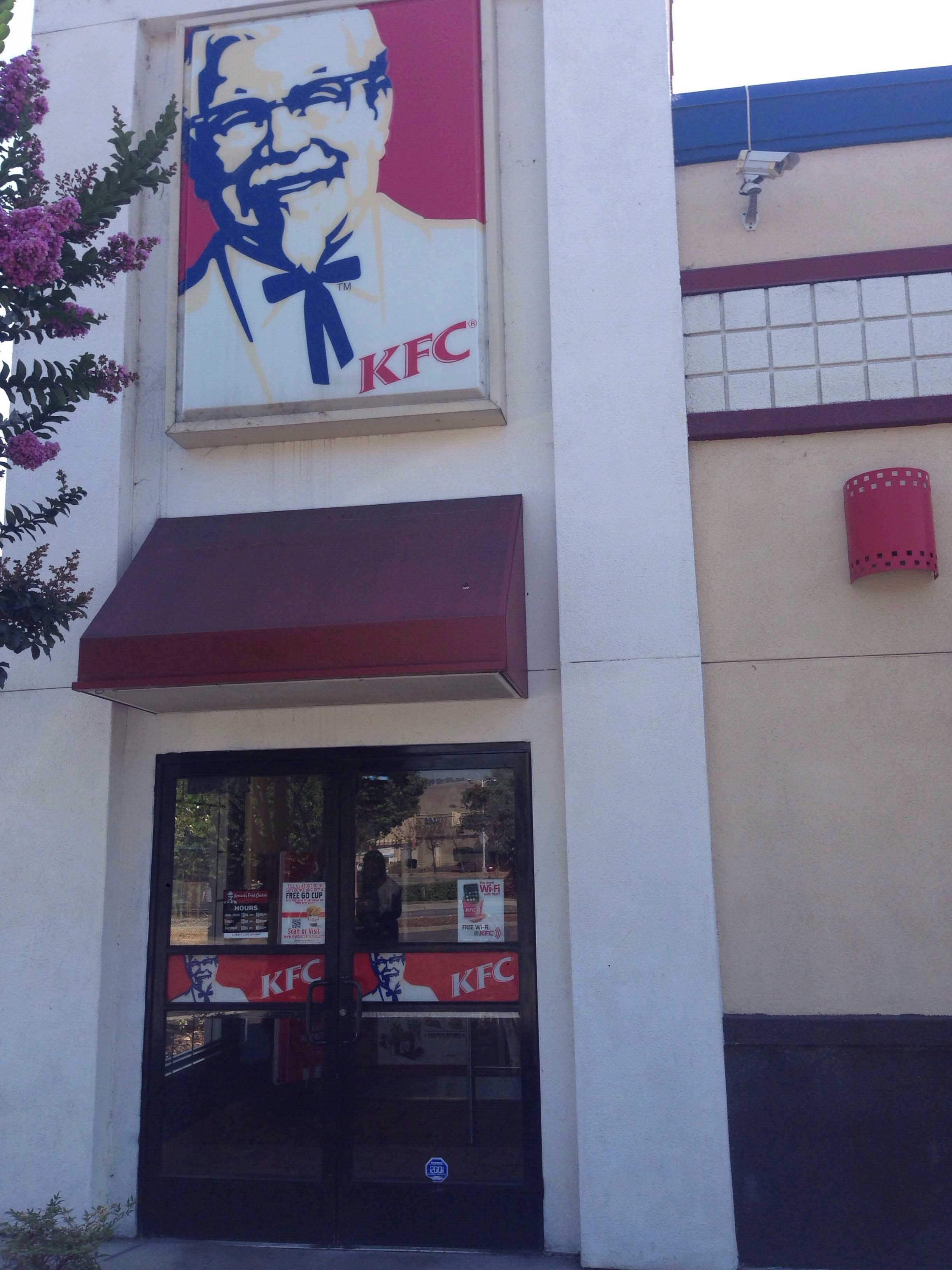 Menu of KFC, San Leandro, San Leandro