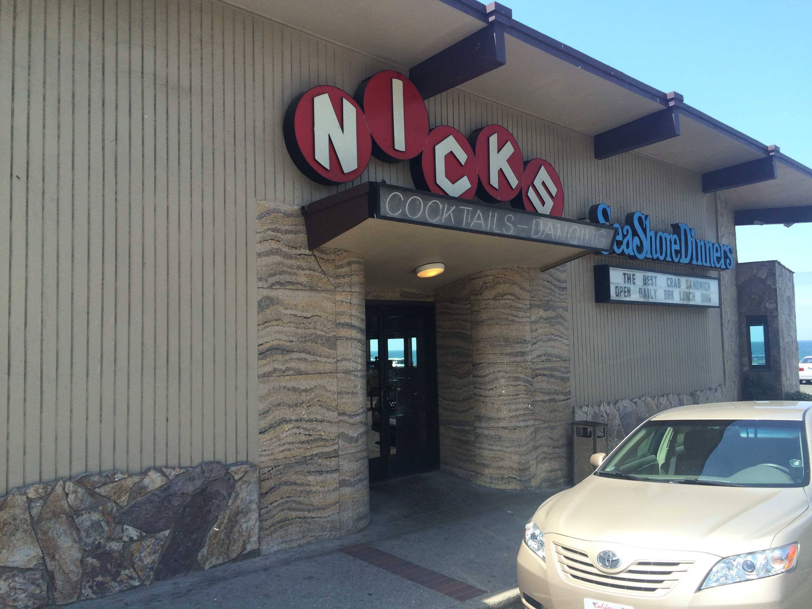 Menu of Nick's, Pacifica, Pacifica