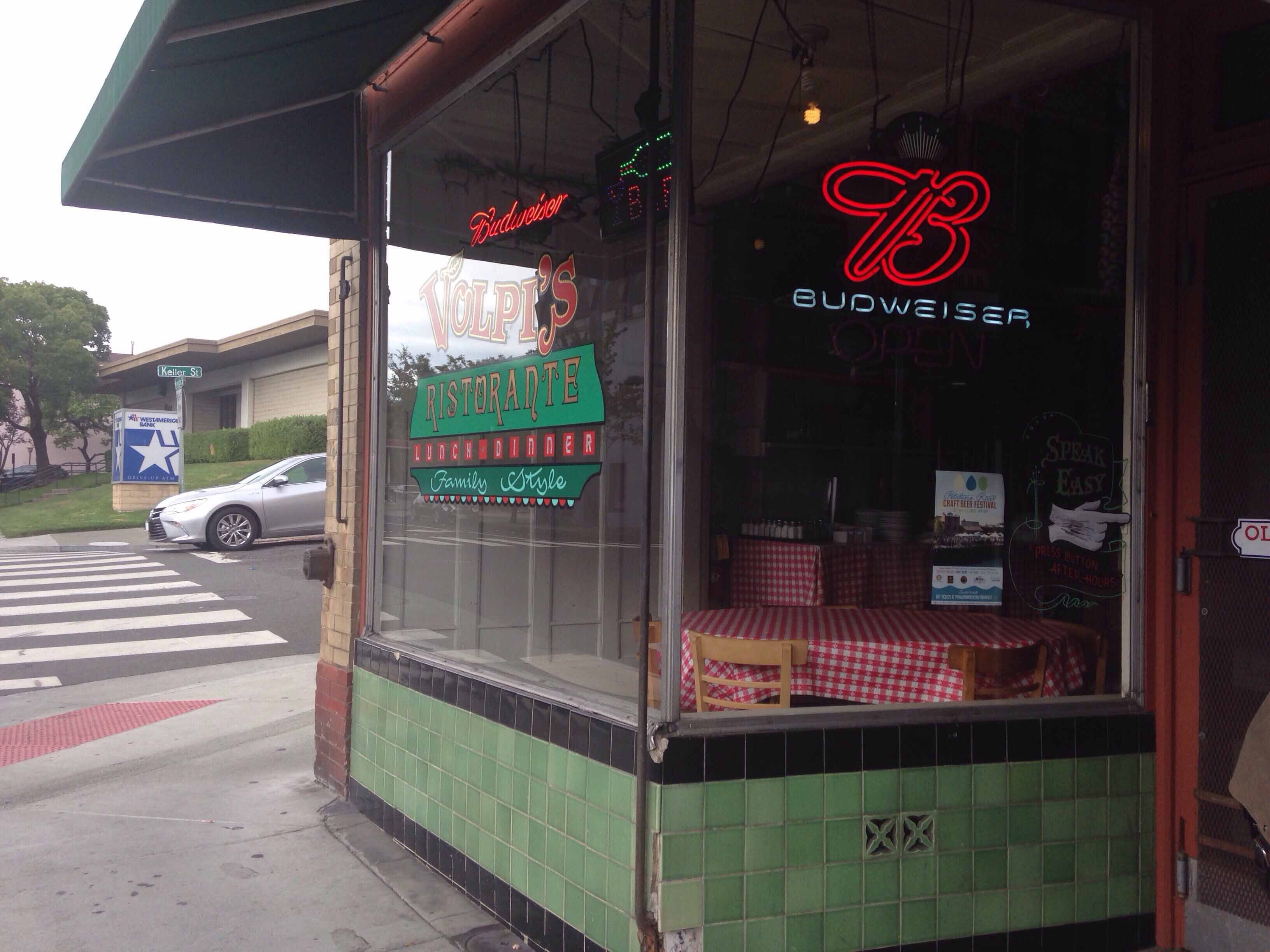 Menu of Volpi's Ristorante & Bar, Petaluma, Petaluma