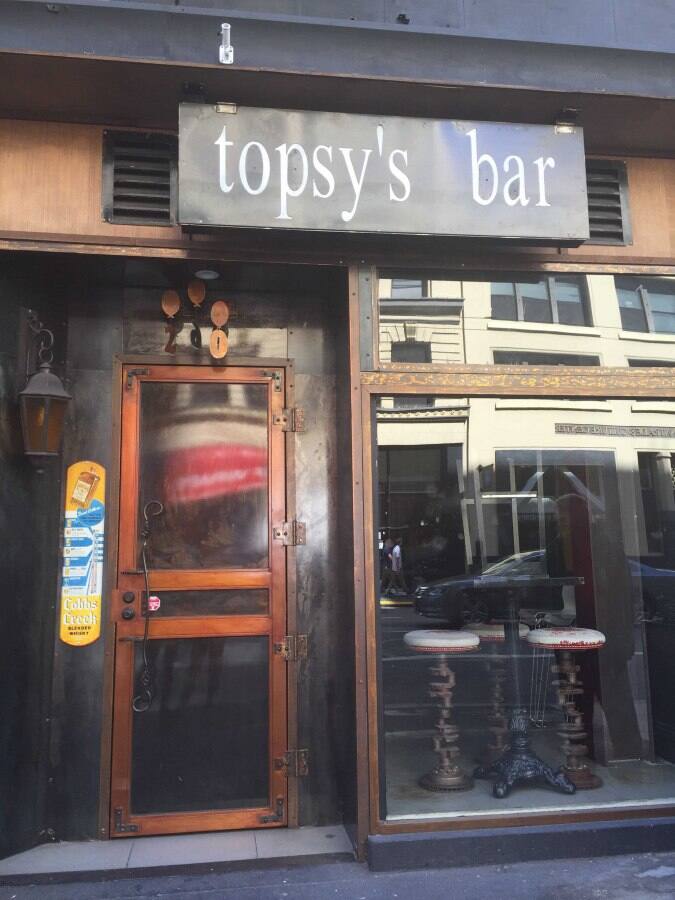 Topsy's Bar, Financial District, San Francisco Urbanspoon/Zomato