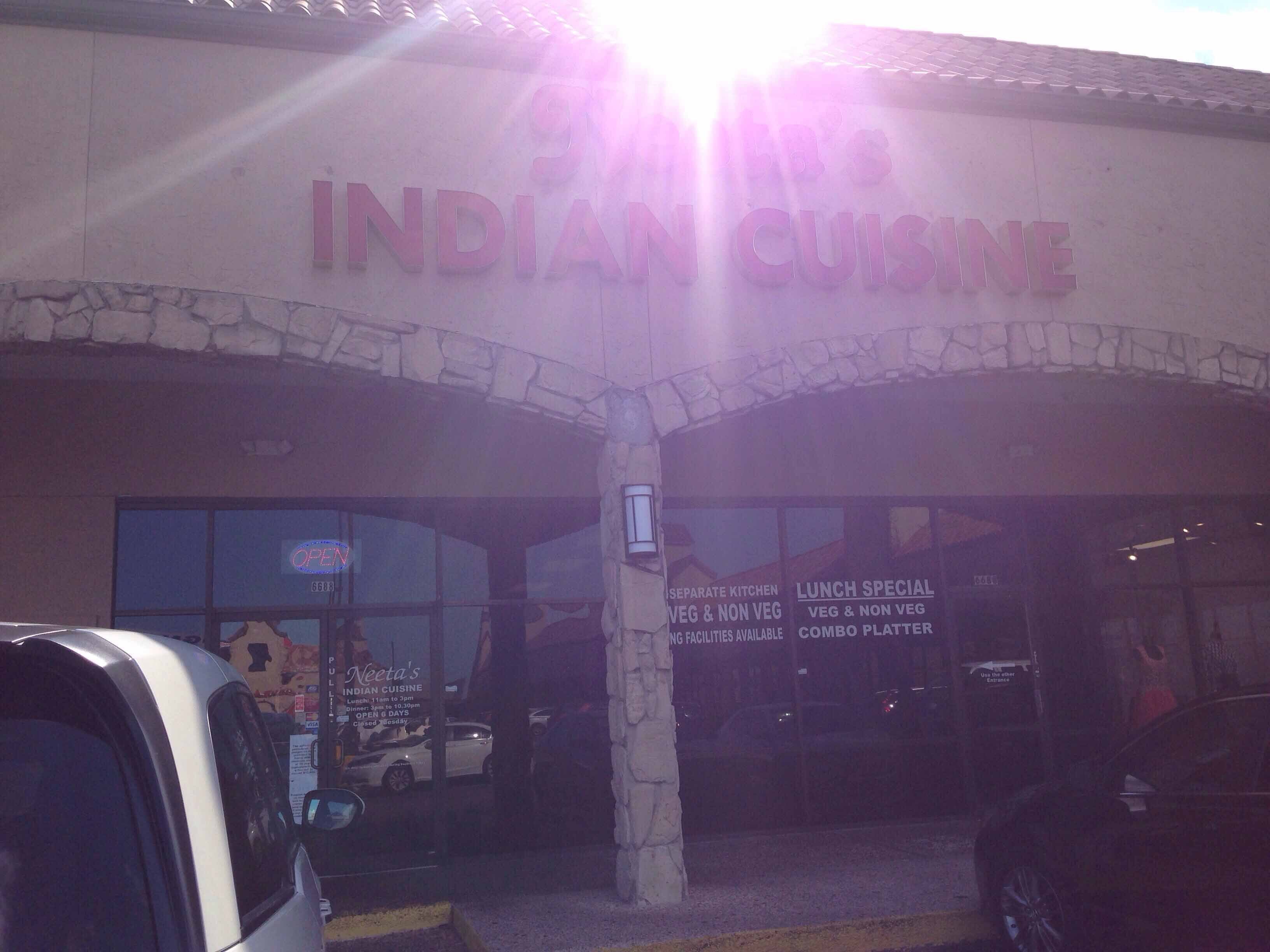 Menu of Neeta's Indian Cuisine, Sharpstown, Houston