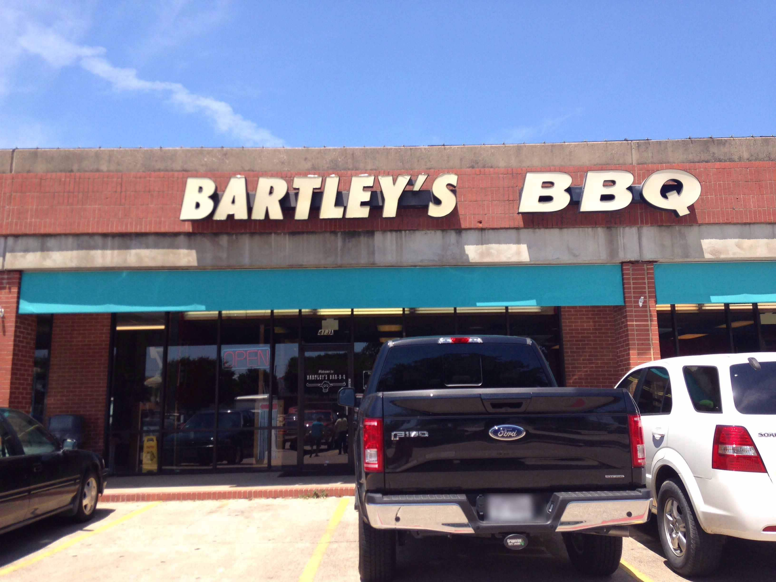 Menu Of Bartley's Bar-B-Que, Grapevine, Grapevine