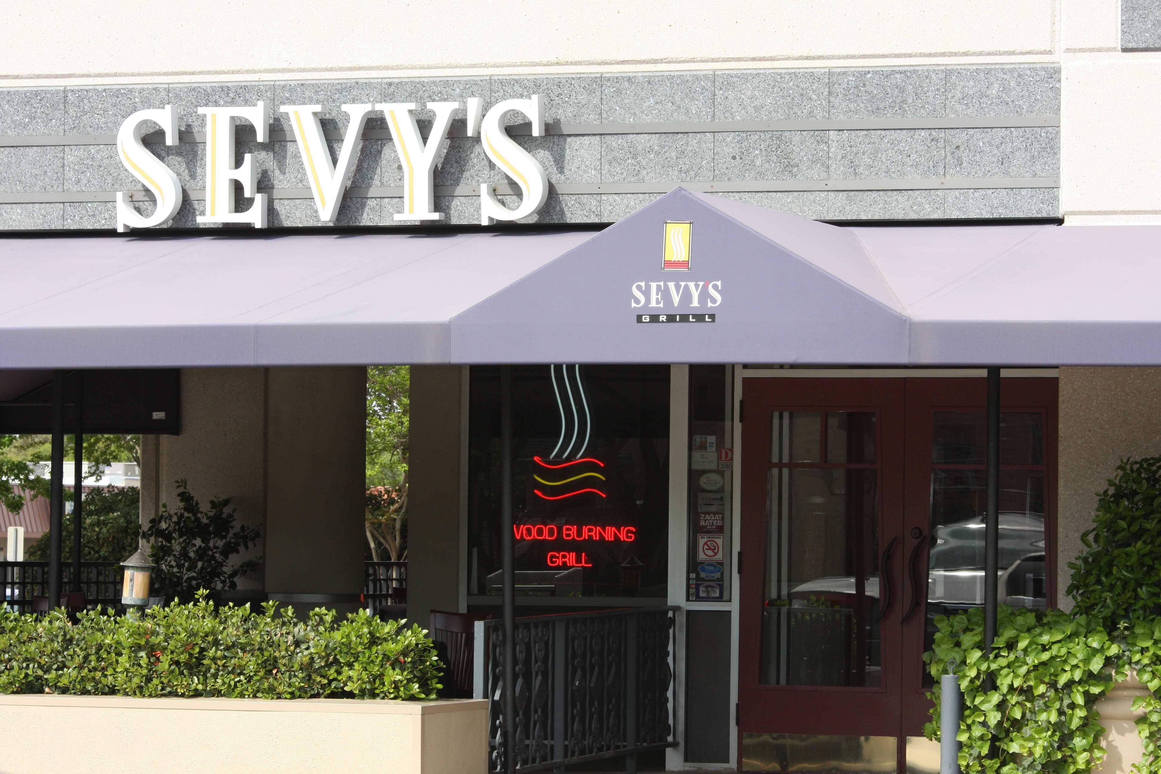 Menu of Sevy's Grill, Park Cities, Dallas