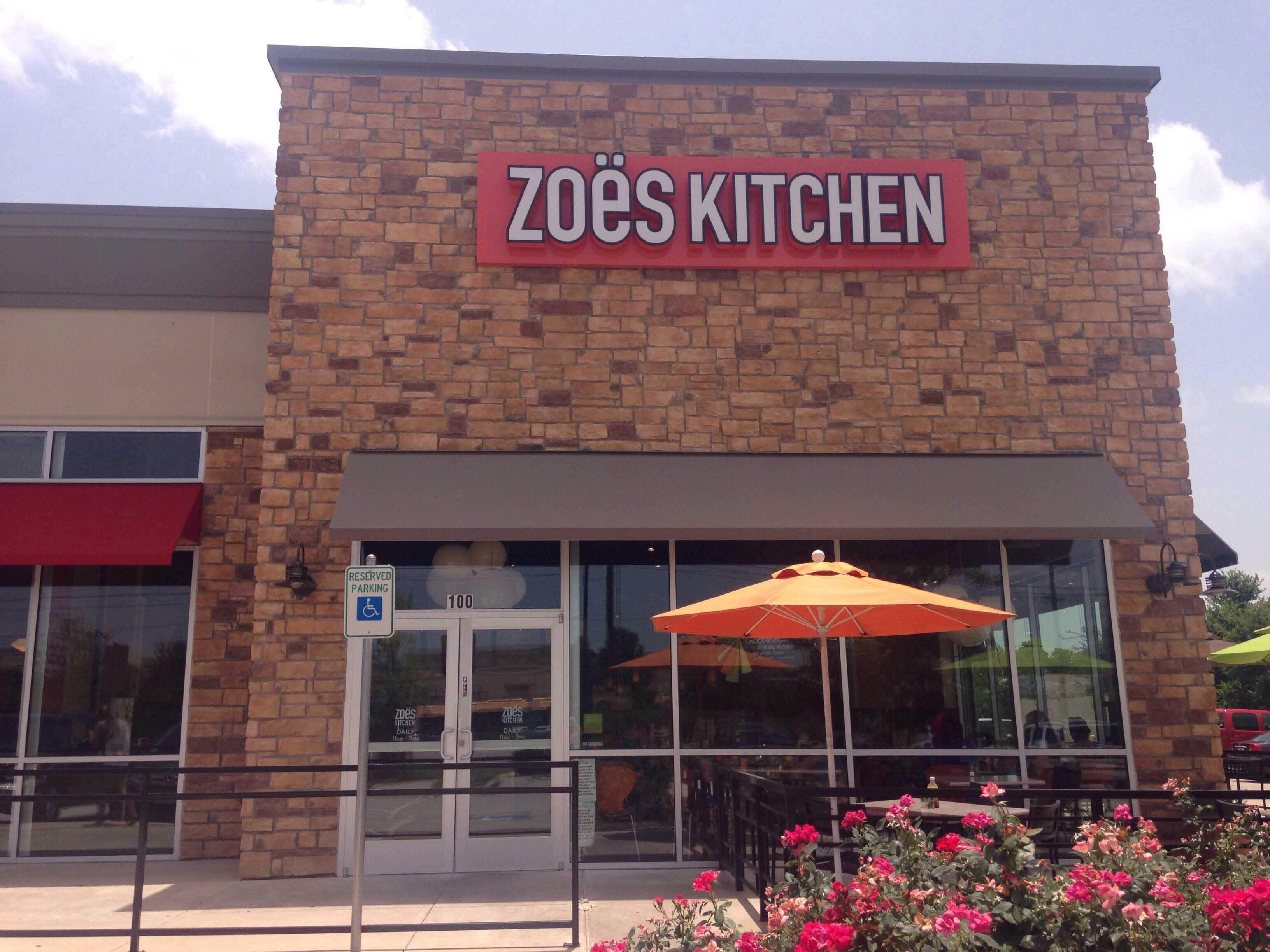 Zoes Kitchen Menu