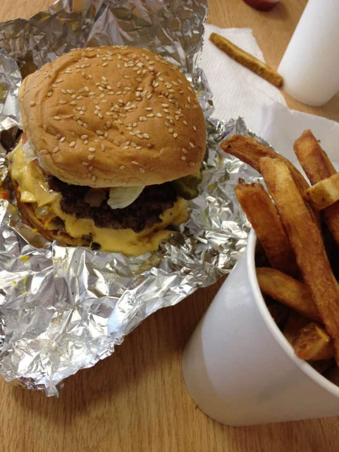 Address of Five Guys Burgers and Fries, White Station Five Guys