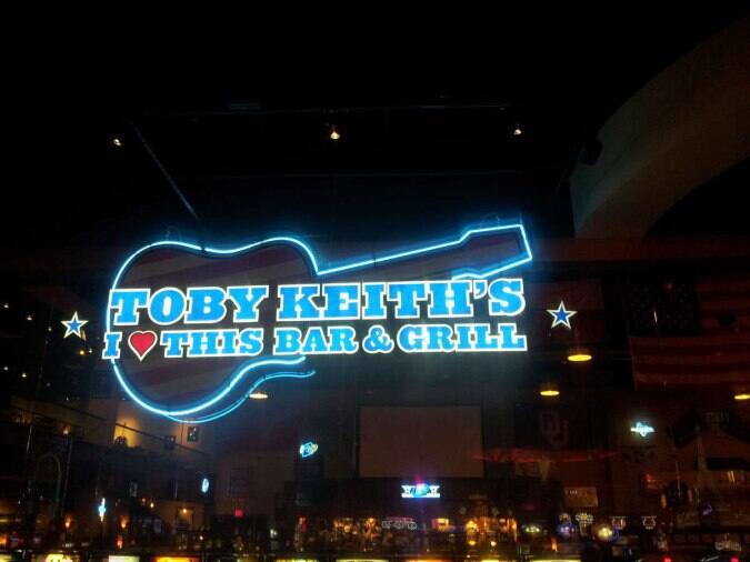 Toby keith bars locations