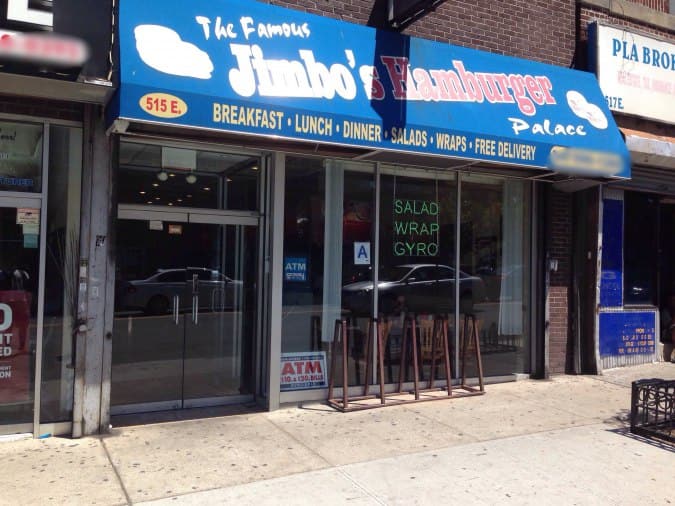 The Famous Jimbo's Hamburger Palace, Bronx, New York City Urbanspoon/Zomato