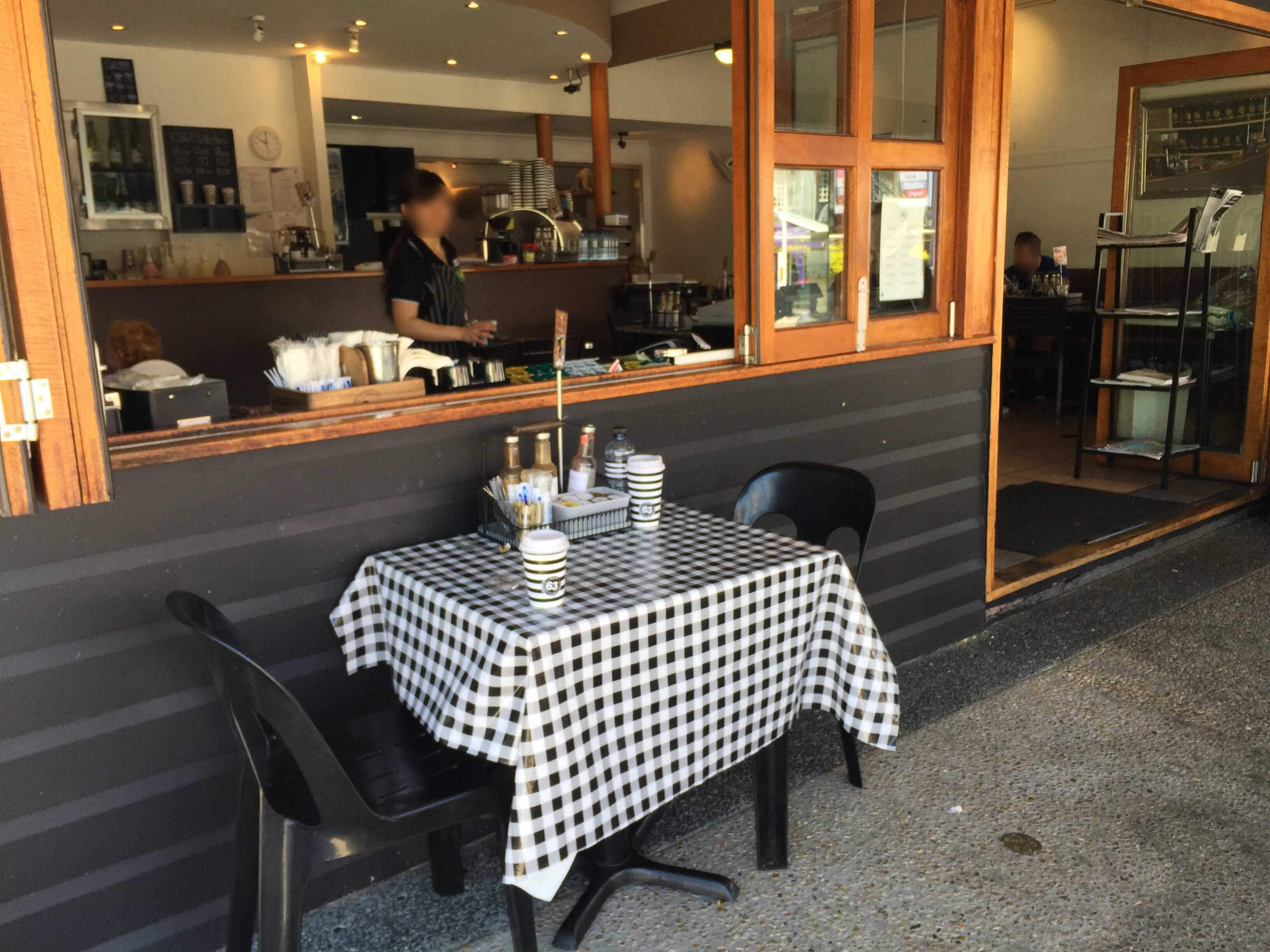 Menu of Cafe 63, Wilston, Brisbane